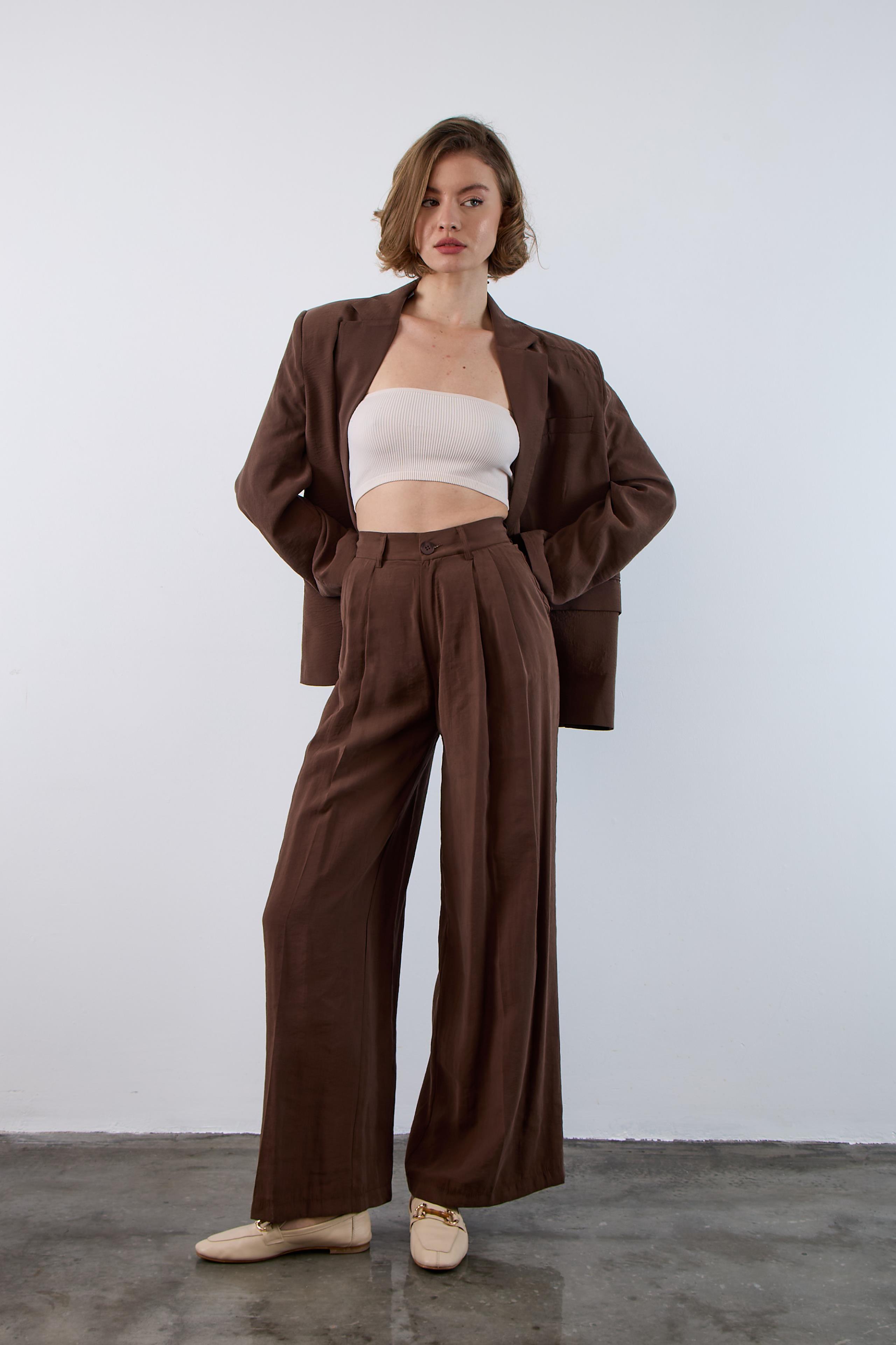 51113 PANTOLON KAHVE