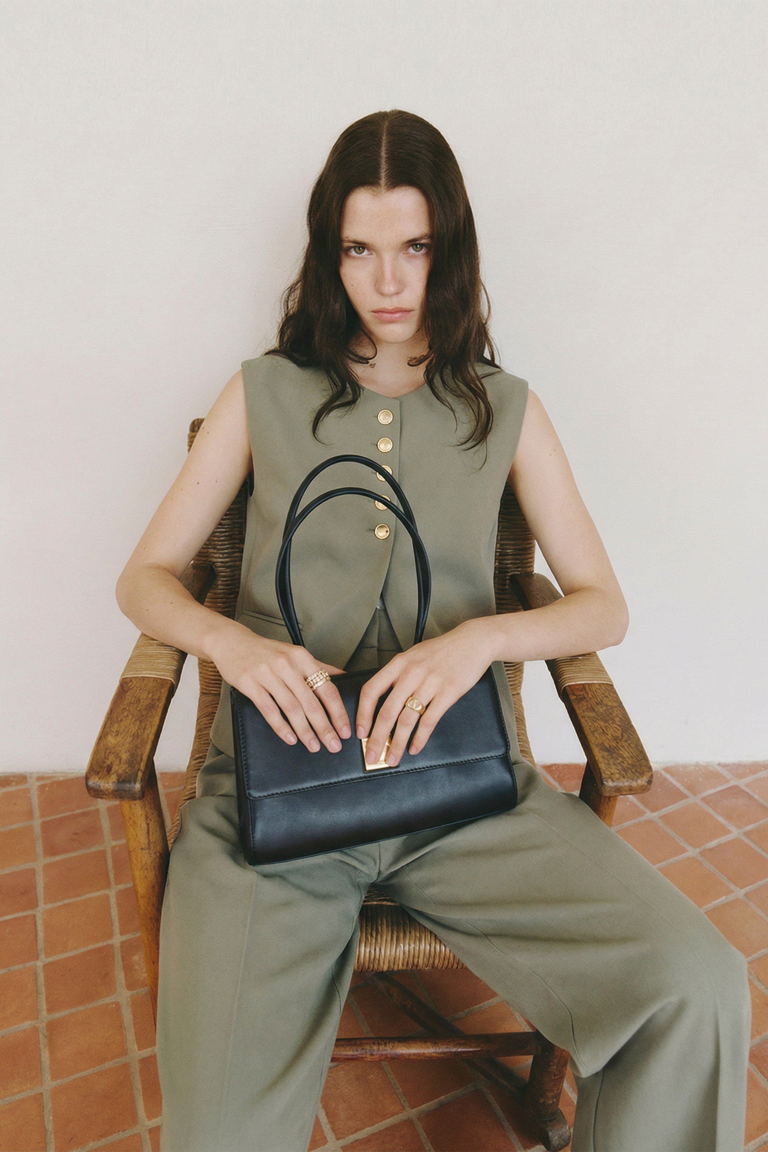 9716 KEMERLİ YELEK PANTOLON TAKIM (9595) HAKİ