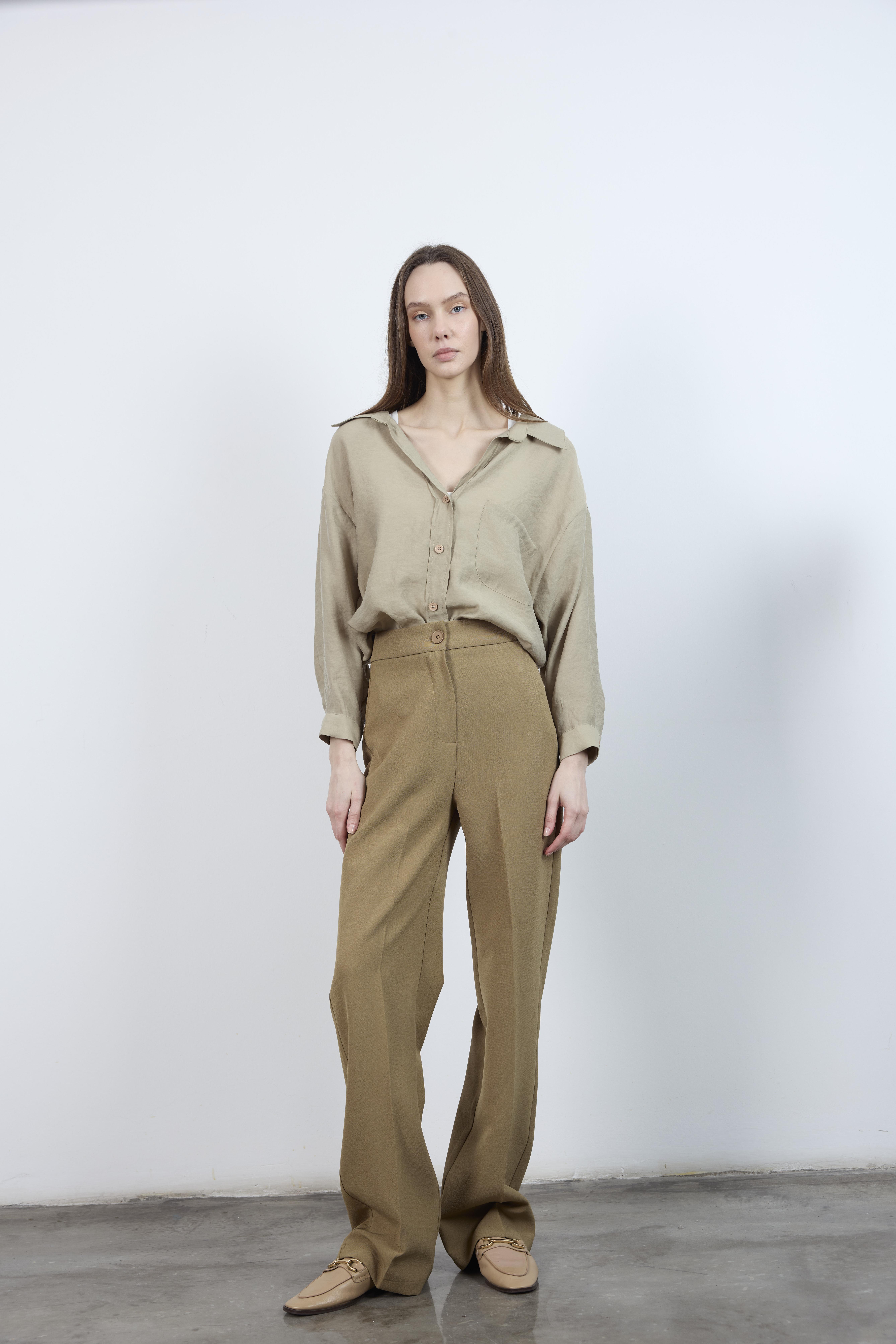 50714 PALAZZO PAÇA PANTOLON OLİVE