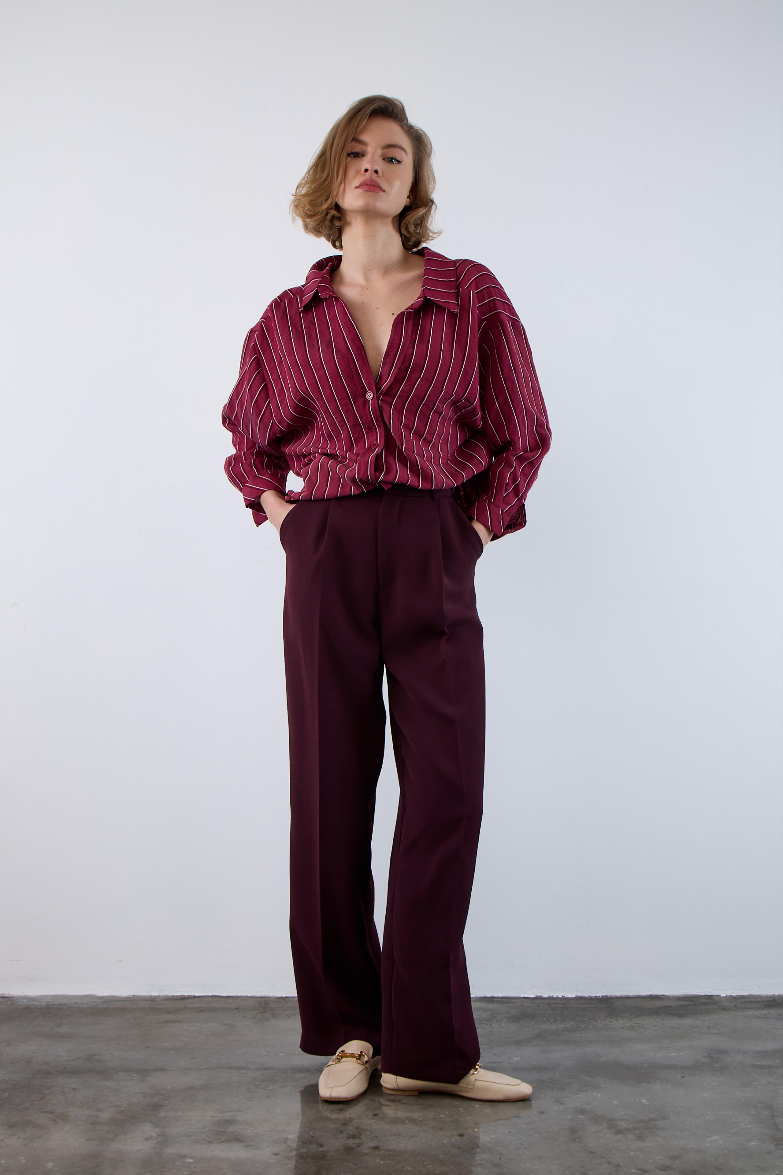 51024 PANTOLON BORDO