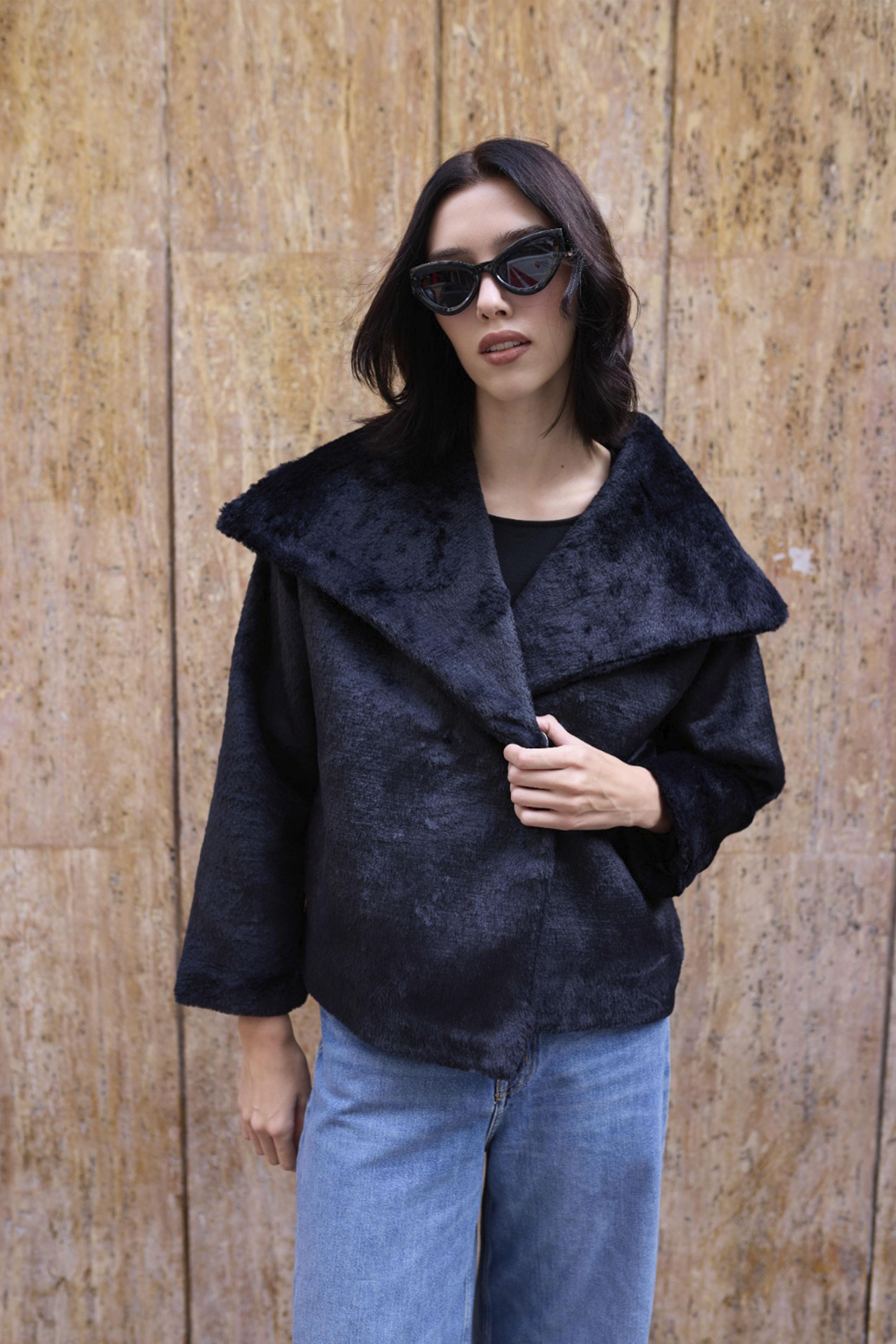 9623 KÜRK MONT SİYAH