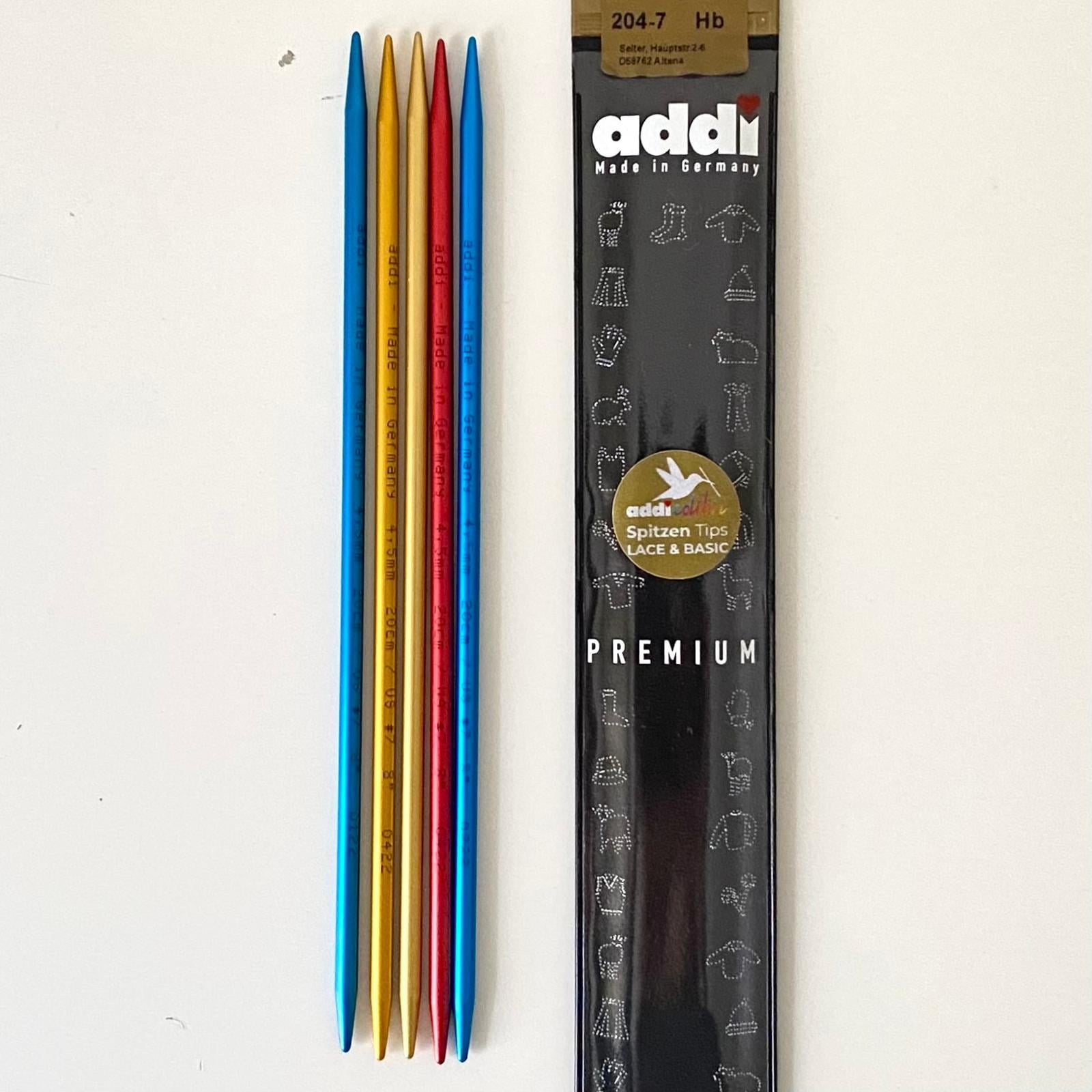 Addi 20 Cm 5' li Renkli Çorap Şişi 204-7  4.5 Mm
