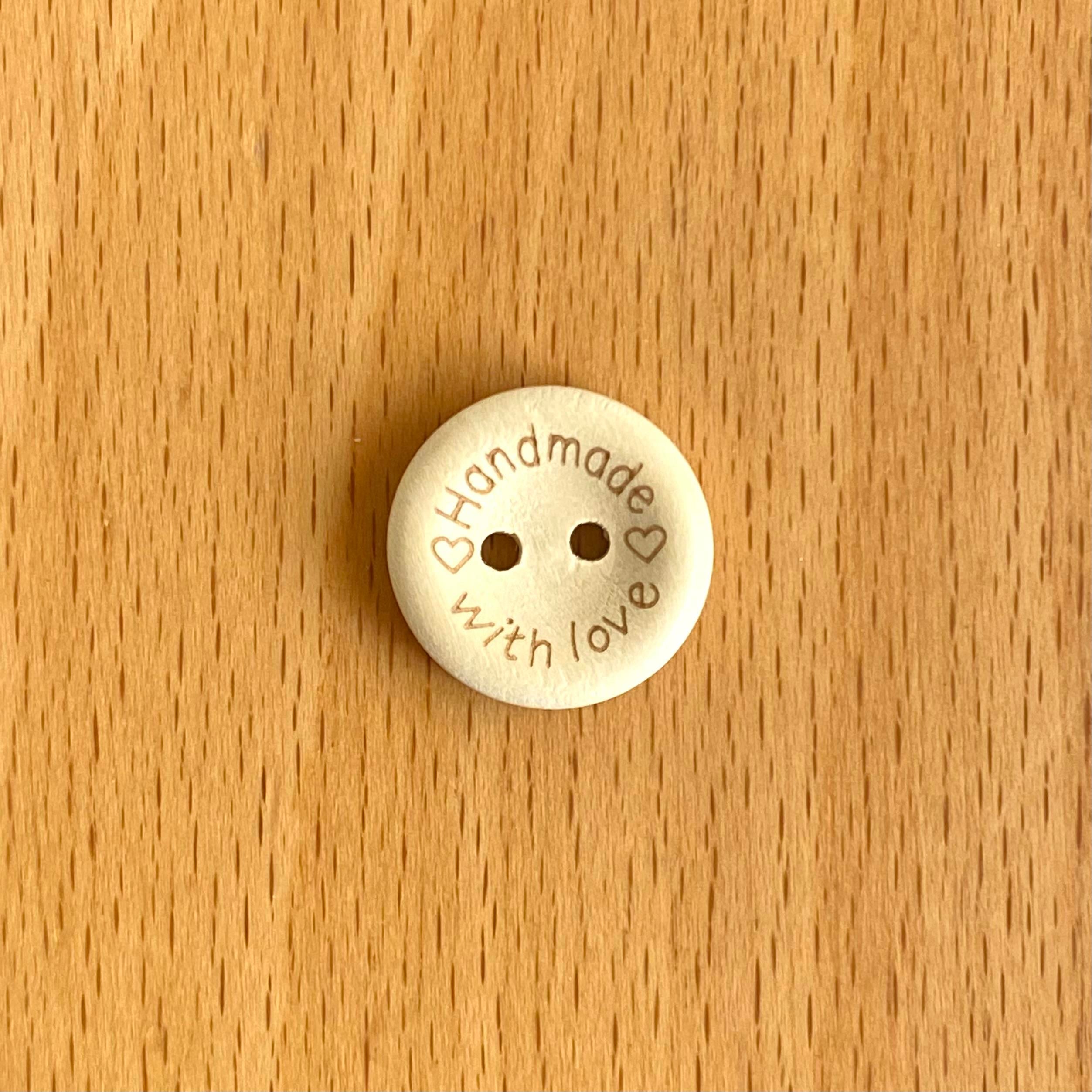 Ahşap Handmade Düğme 1.75 Cm
