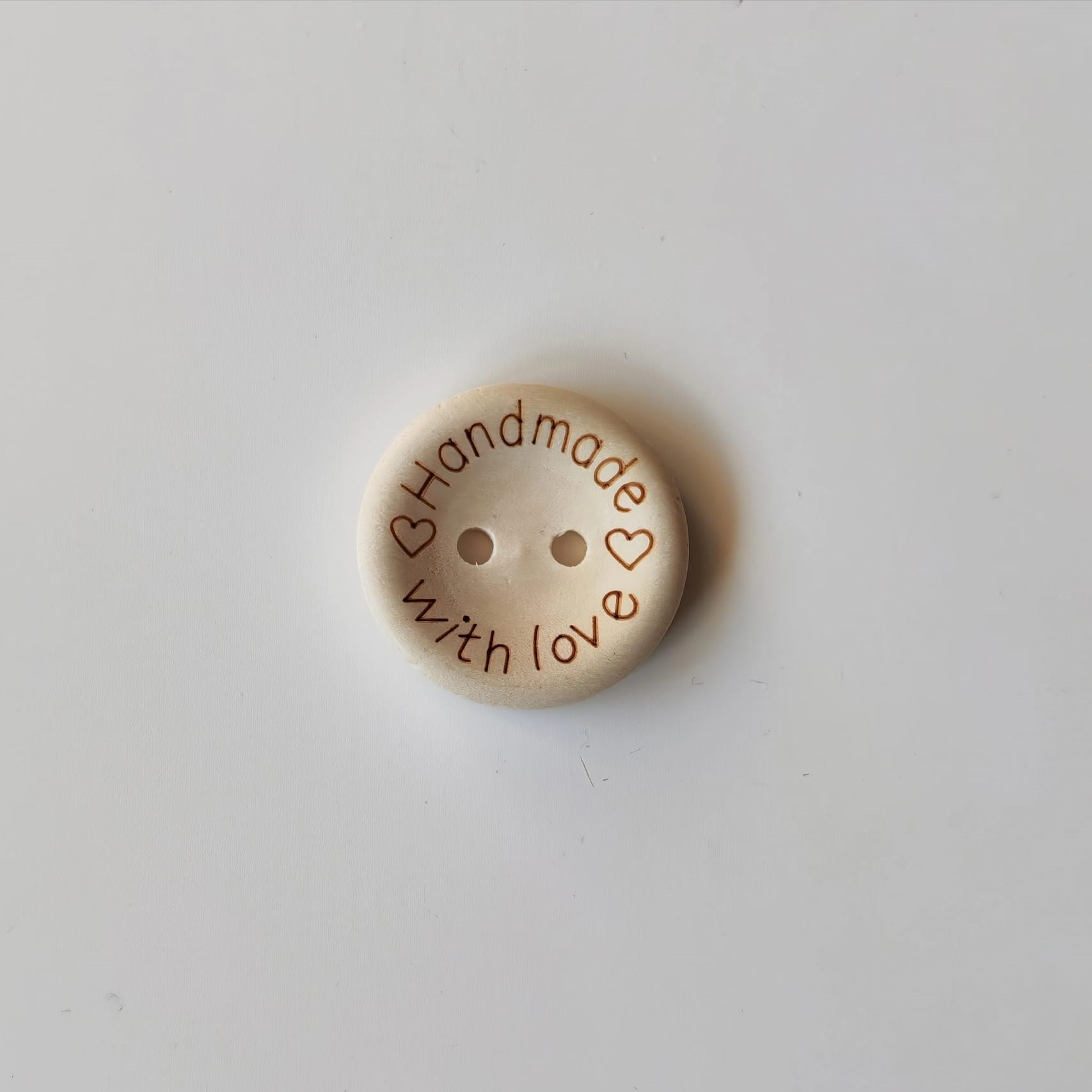 Ahşap Handmade Düğme 2.20 Cm