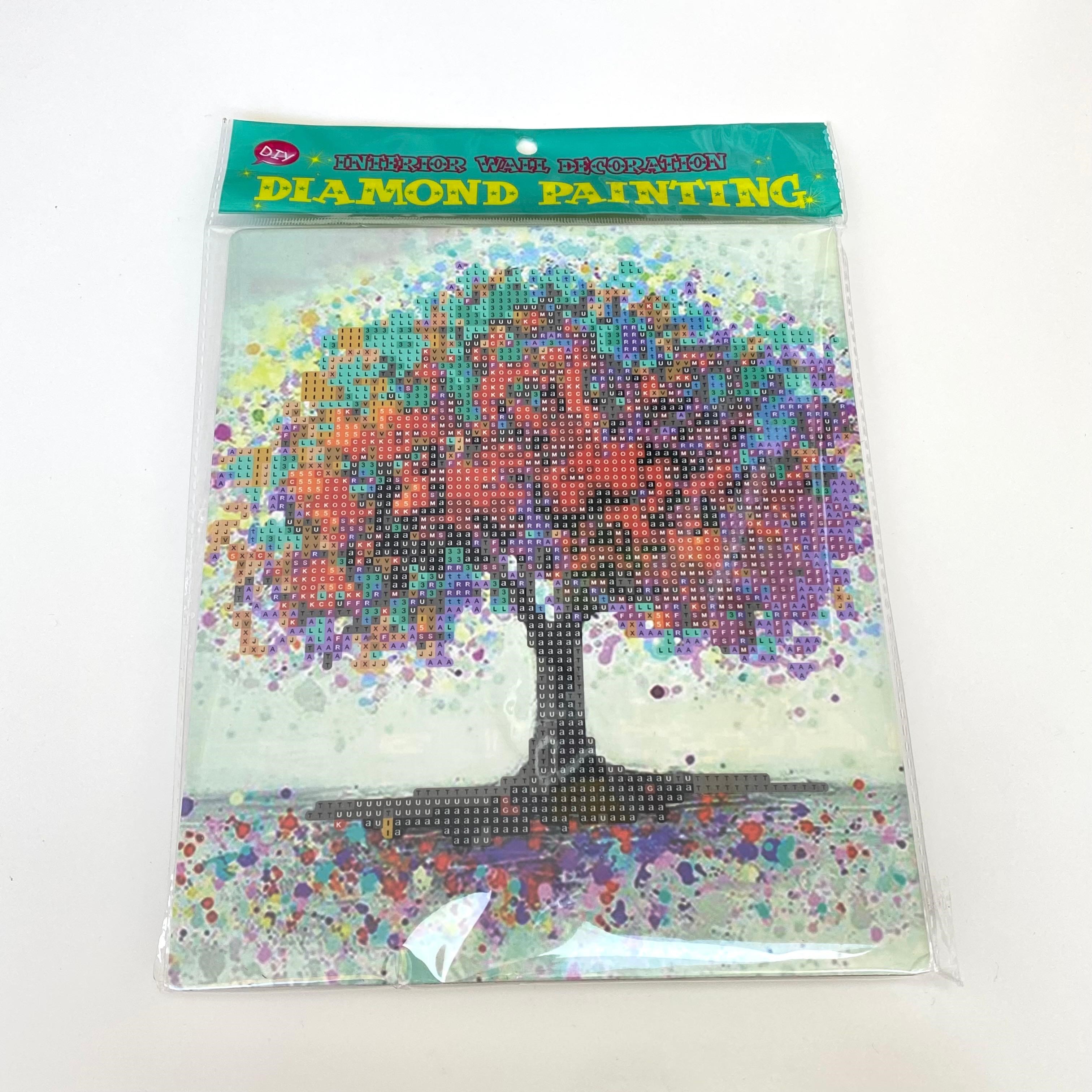 Boncuklu Taşlı Pano Mozaik Elmas Goblen Çocuklar İçin Diamond Tablo 21 x 25 Cm Ağacın Heybeti