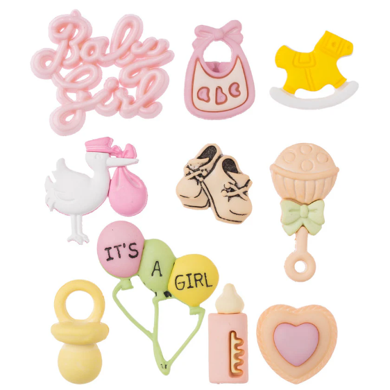 Buttons Galore & More Figürlü Düğme ( Dress İt Up Dizayn ) 4424