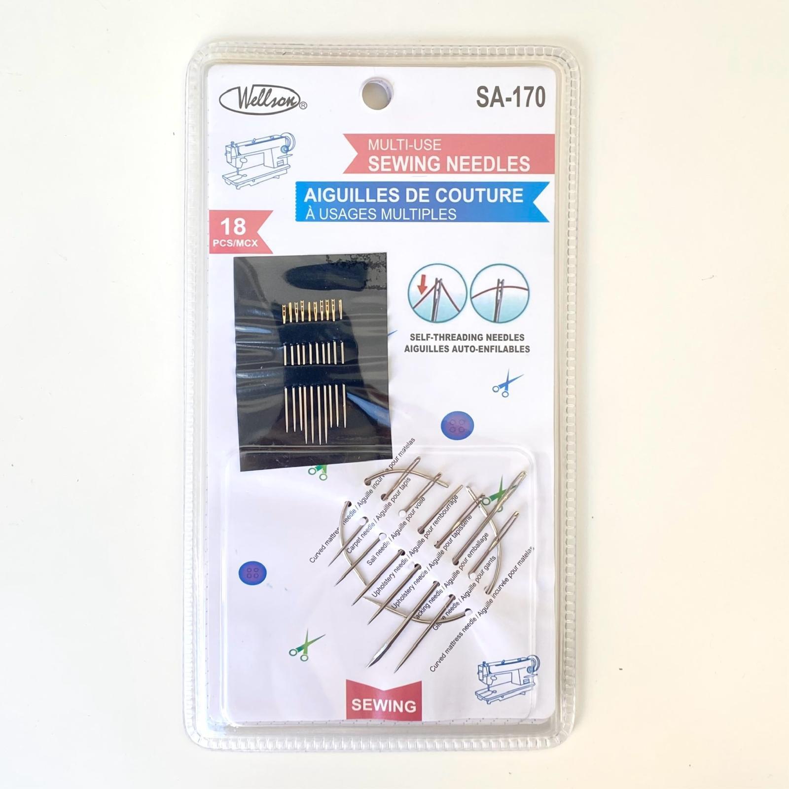 Eğri Metal ve Düz Dikiş İğne Seti Sa-170