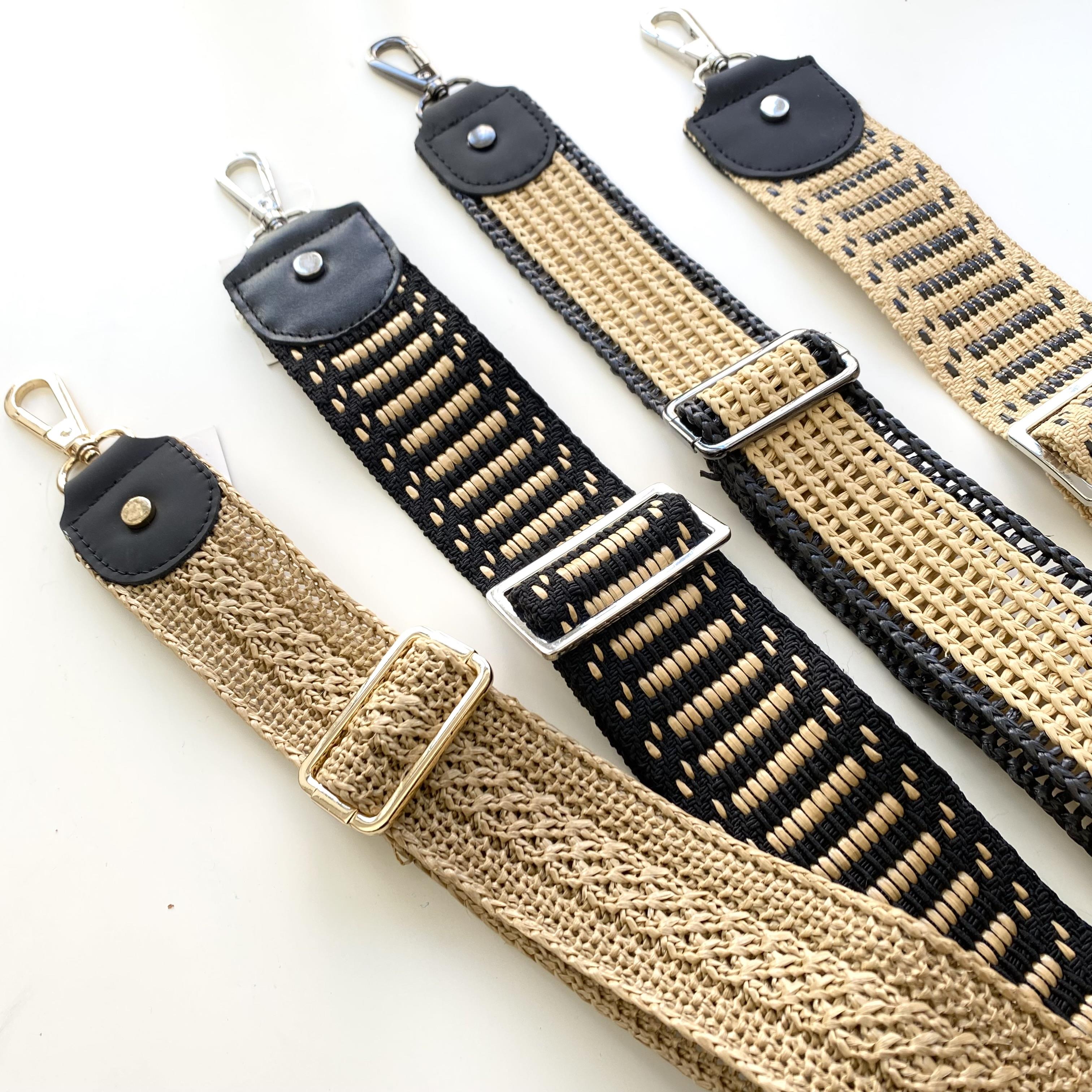 Hasır Görünüm Freebag 135* *4 Cm Çanta Sapı