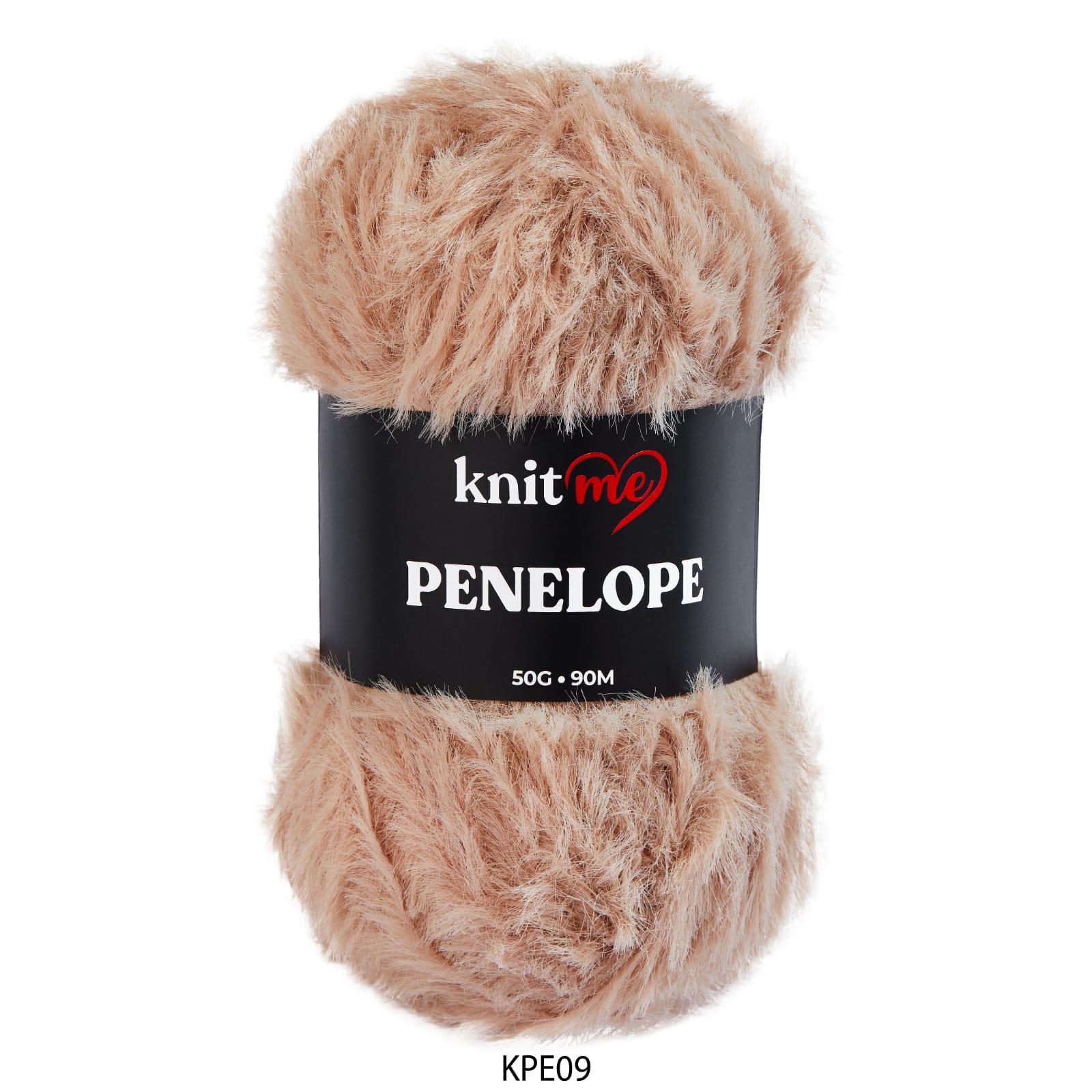 Knit Me Penelope 50 Gr Kürk Görünümlü Örgü İpliği KPE 09