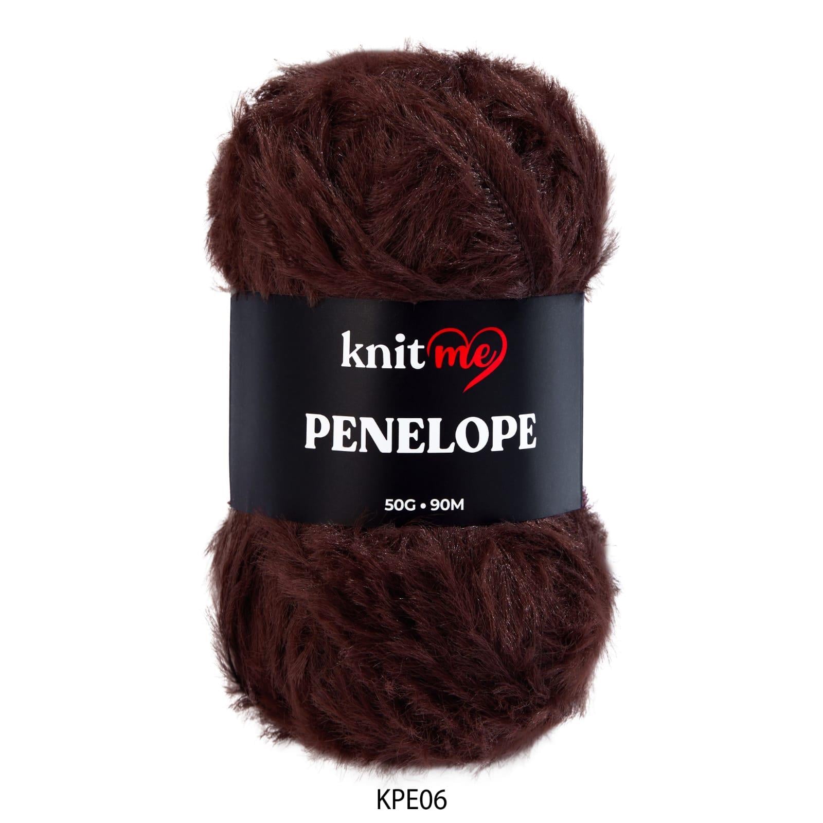 Knit Me Penelope 50 Gr Kürk Görünümlü Örgü İpliği KPE 06