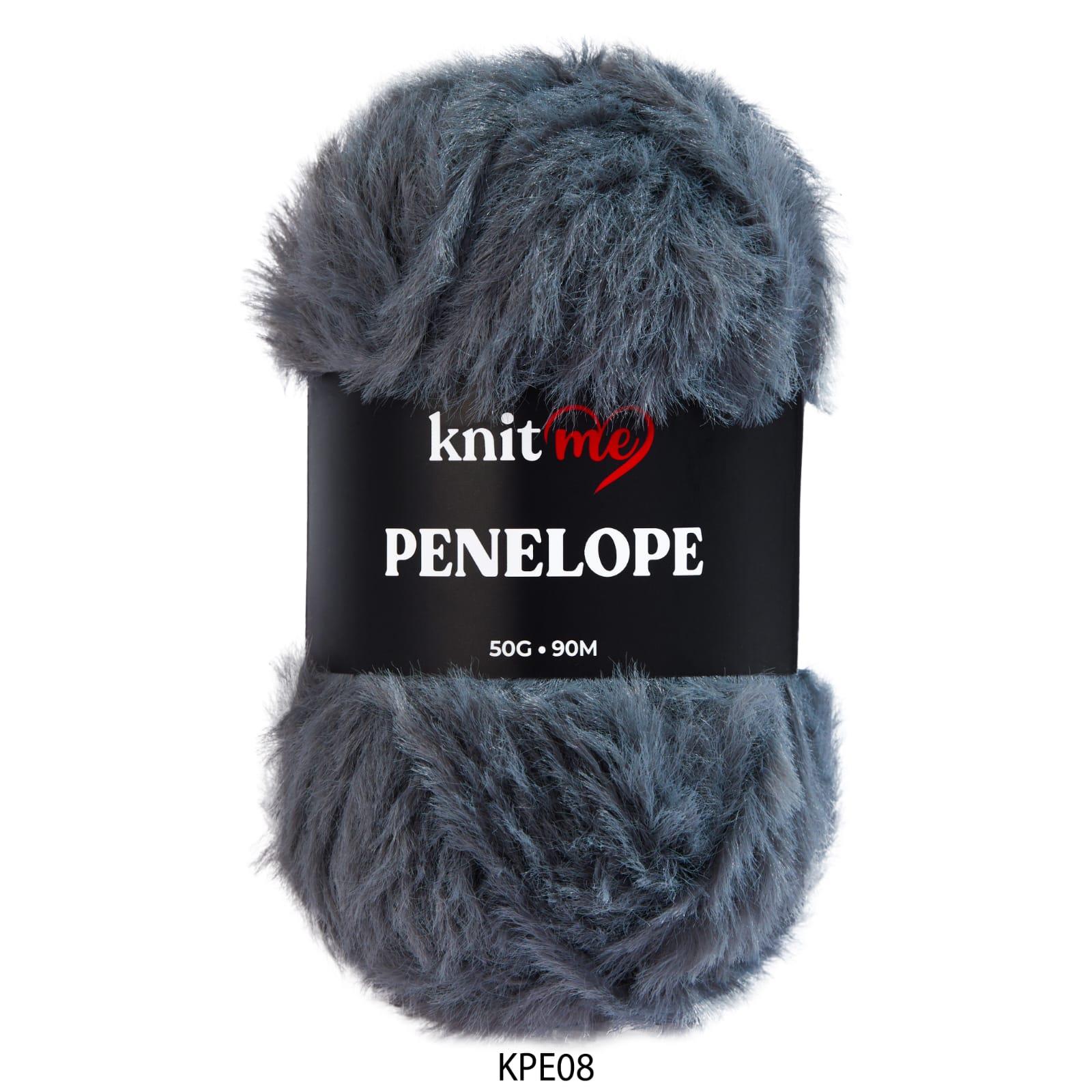 Knit Me Penelope 50 Gr Kürk Görünümlü Örgü İpliği KPE 08