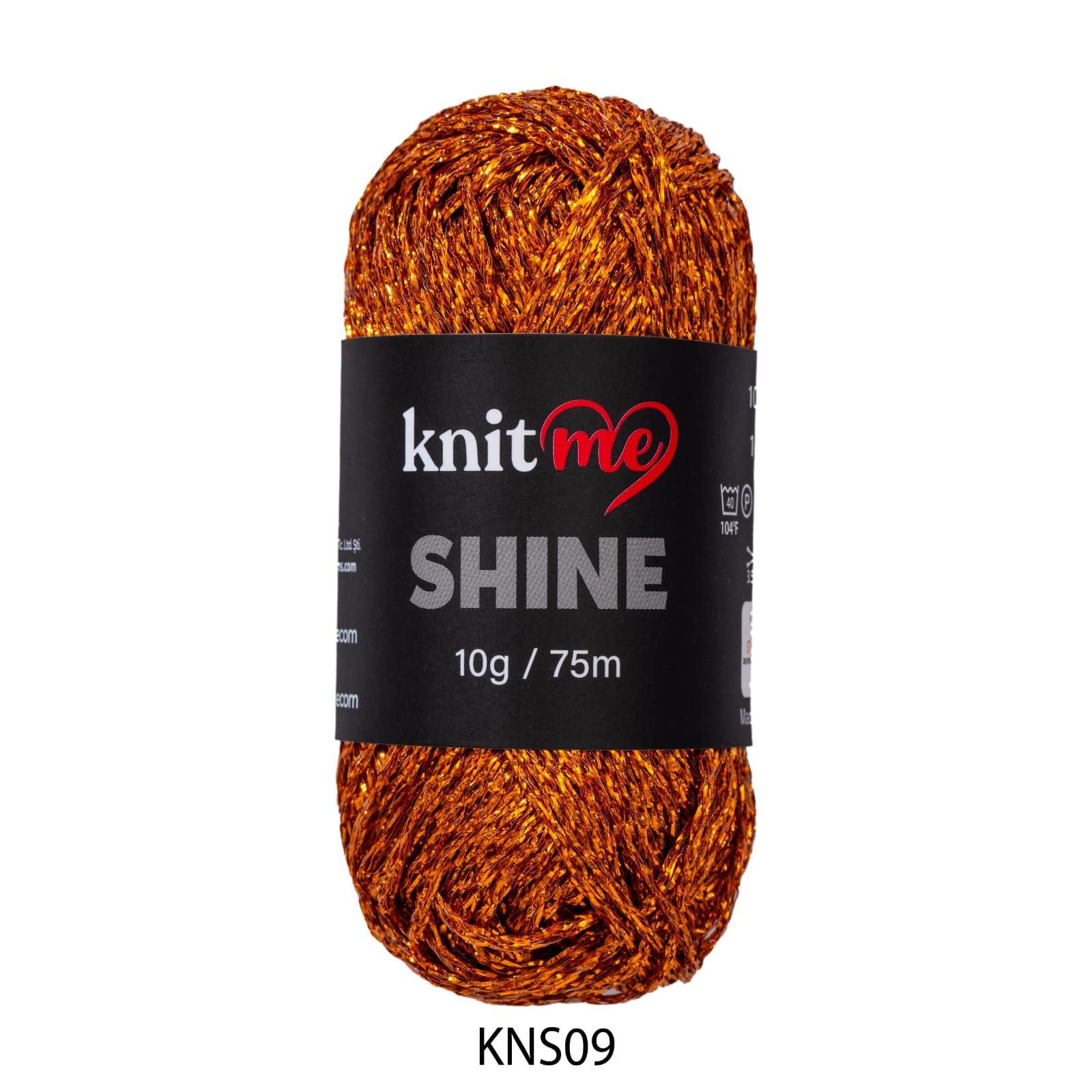 Knitme Shine 09 Sim Karışım ve Dekorasyon Örgü İpliği 10 Gr