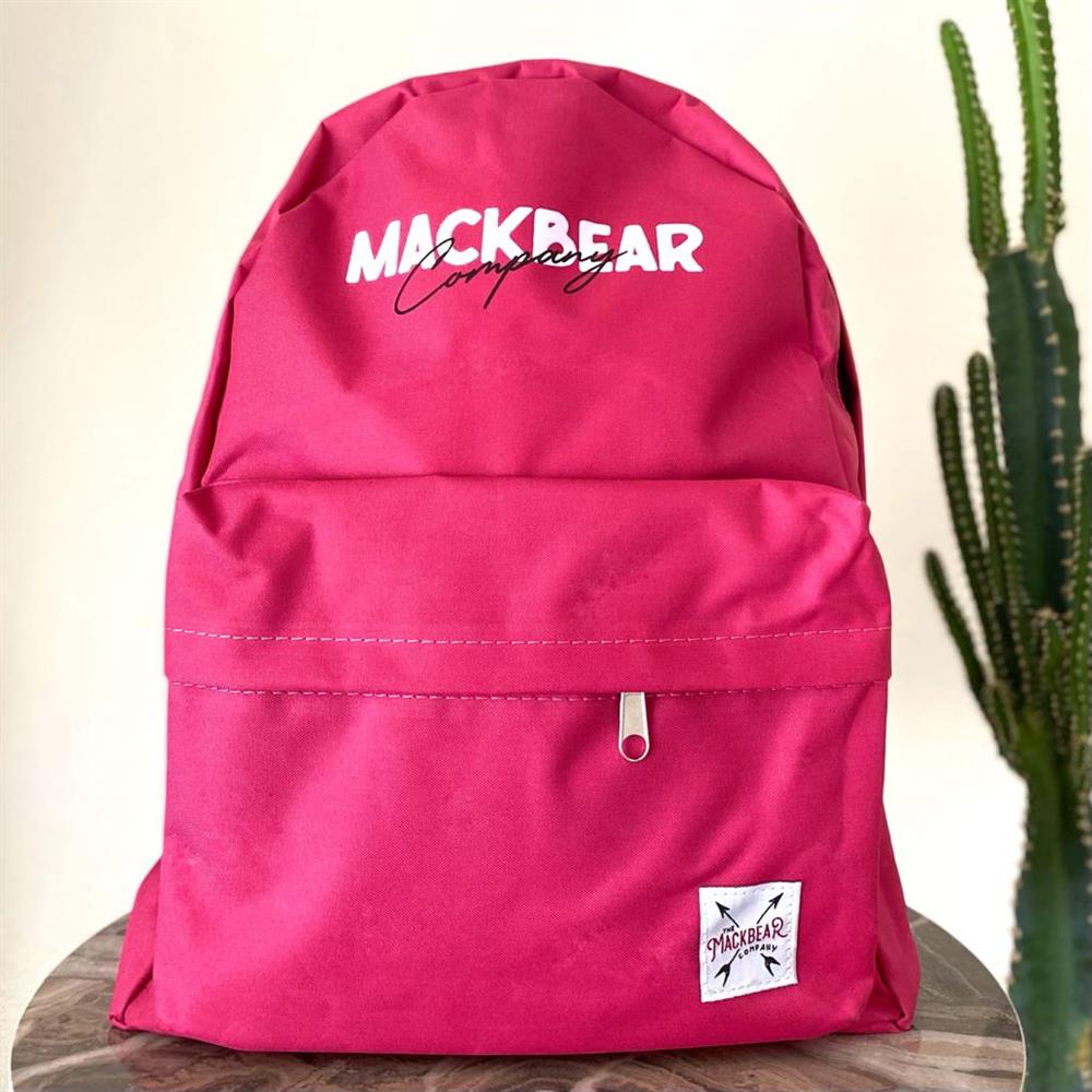 Mackbear Coffee Co. Unisex Sırt Çantası Pembe