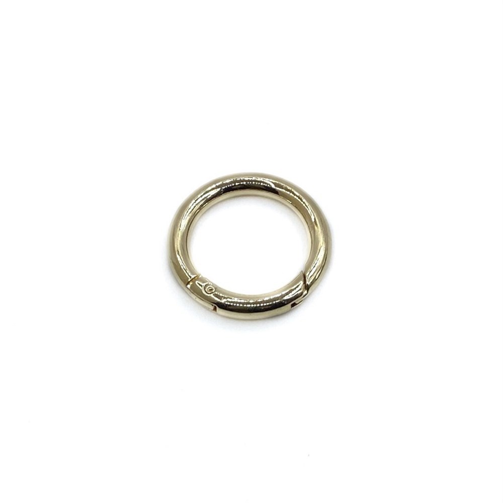 Metal Yaylı Çanta Halkası 2,5 cm Altın