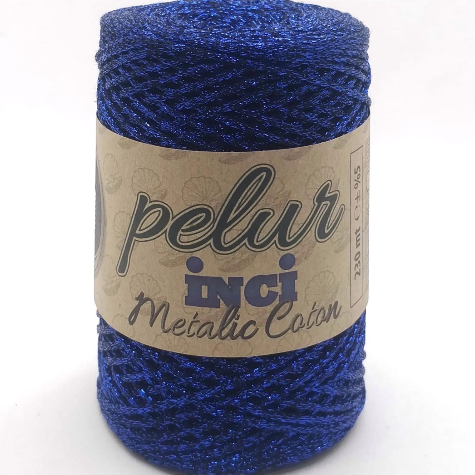 Pelur İnci Metalik Cotton Makrome İpliği ( +- 200 Gr )