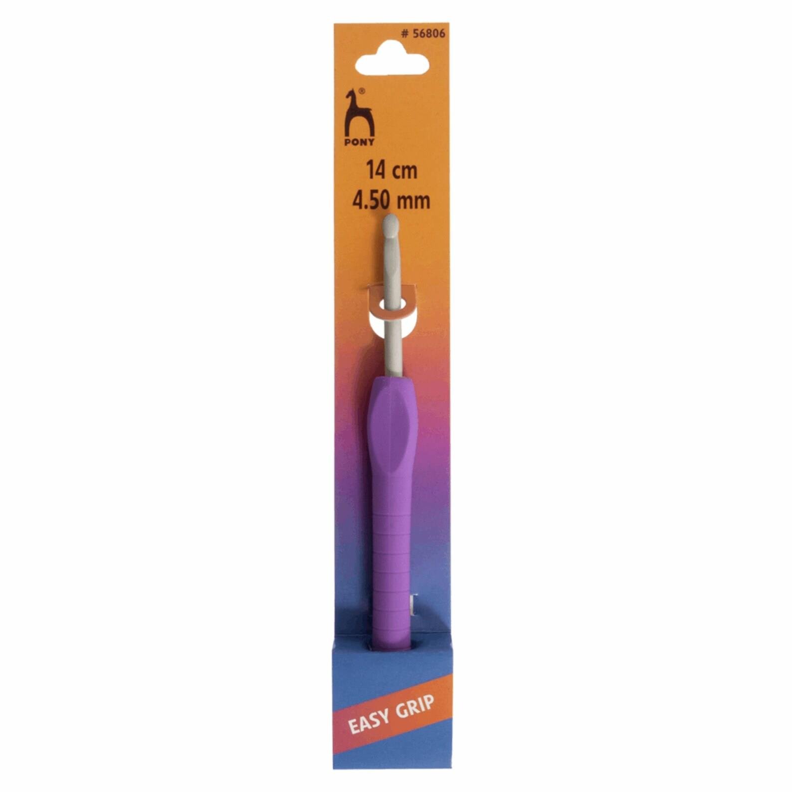 Pony Easy Grip Plastik Saplı Tığ 4.5 mm 14 cm