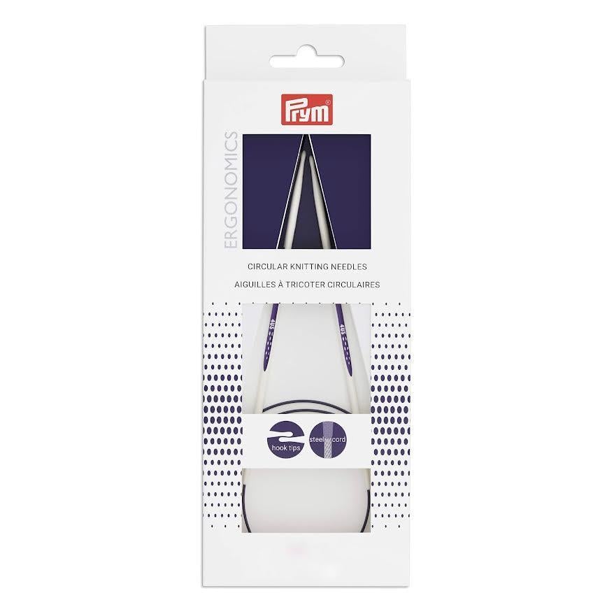 Prym Ergonomik Gözyaşı Damlası Uç Şekilli Misinalı Şiş 80 Cm 4.5 Mm