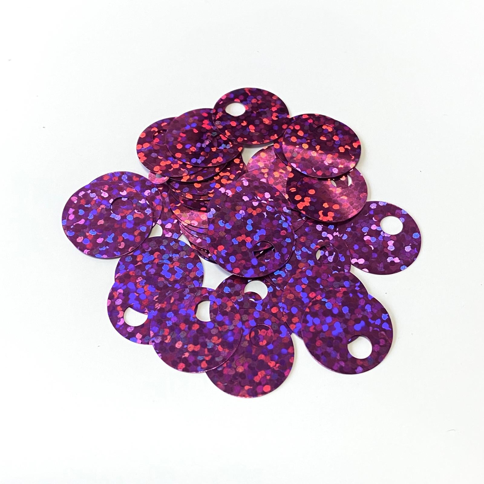 Pul Payet 15 MM 156 No Pembe Melange +/- 300 Adet - 10 Gr