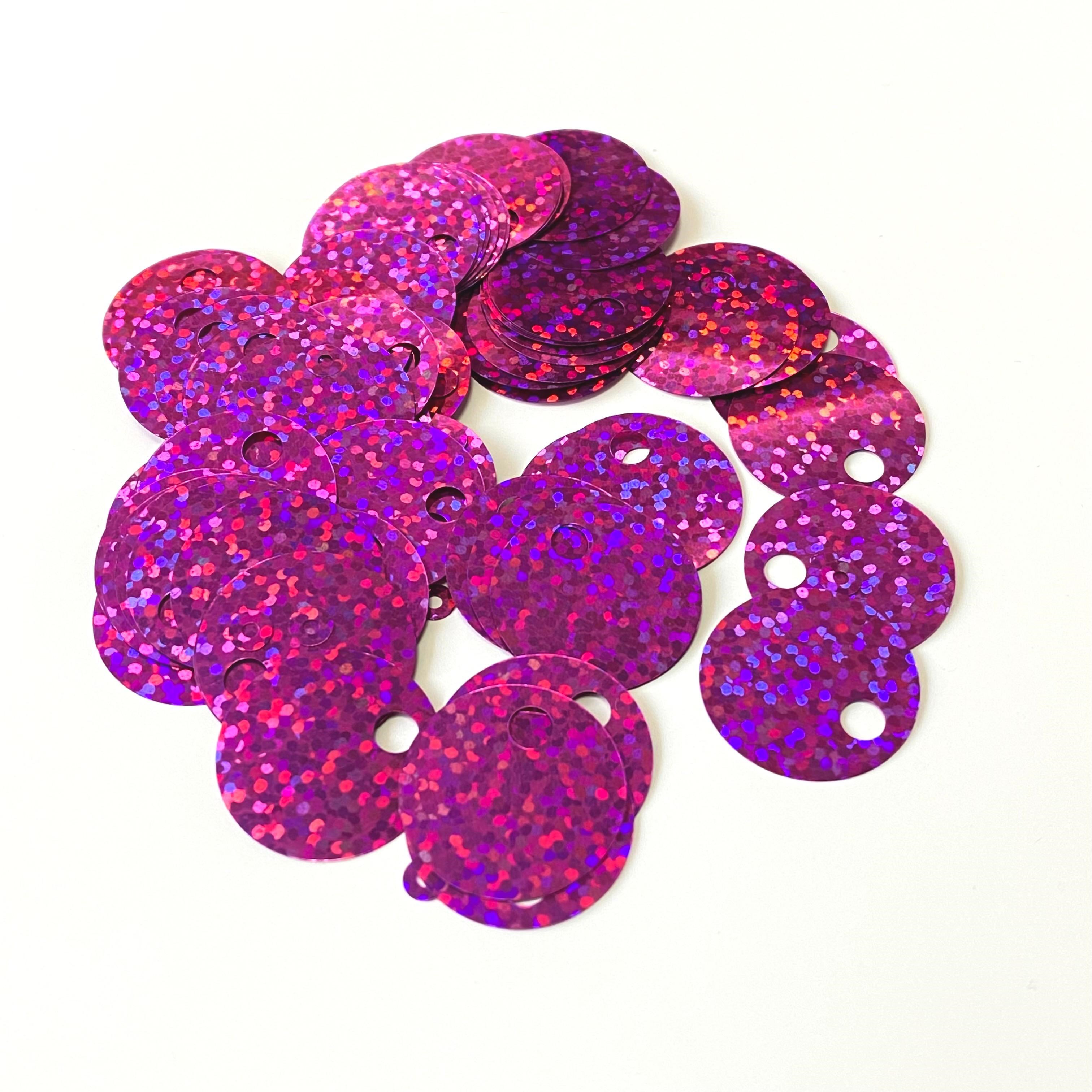 Pul Payet 20 MM 218 No Pembe Melange +/- 300 Adet - 19 Gr