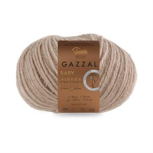 Gazzal Baby Alpaca Pure Color Doğal Saf Yün 50 Gr 6453