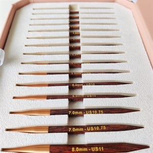 Knitpro Symfonie Rose Deluxe Pink Box Değiştirilebilir Misinalı Seti 20718