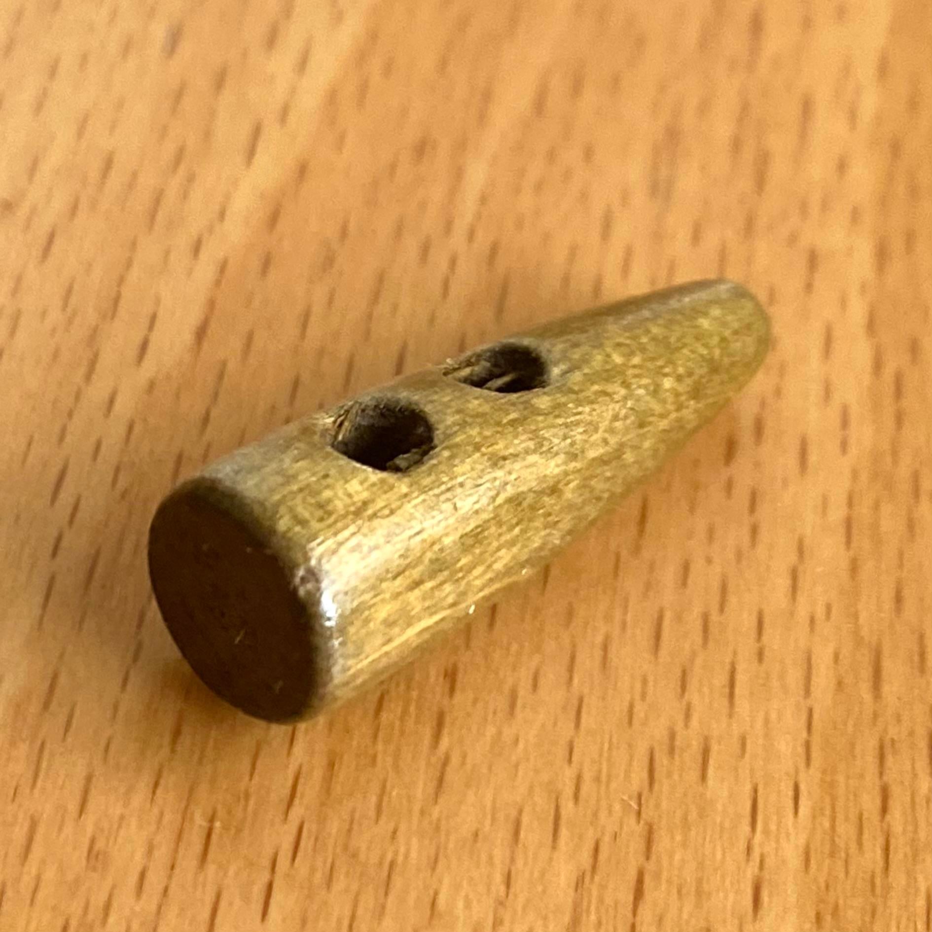 Ahşap Çoban Düğme 3 Cm Kahve