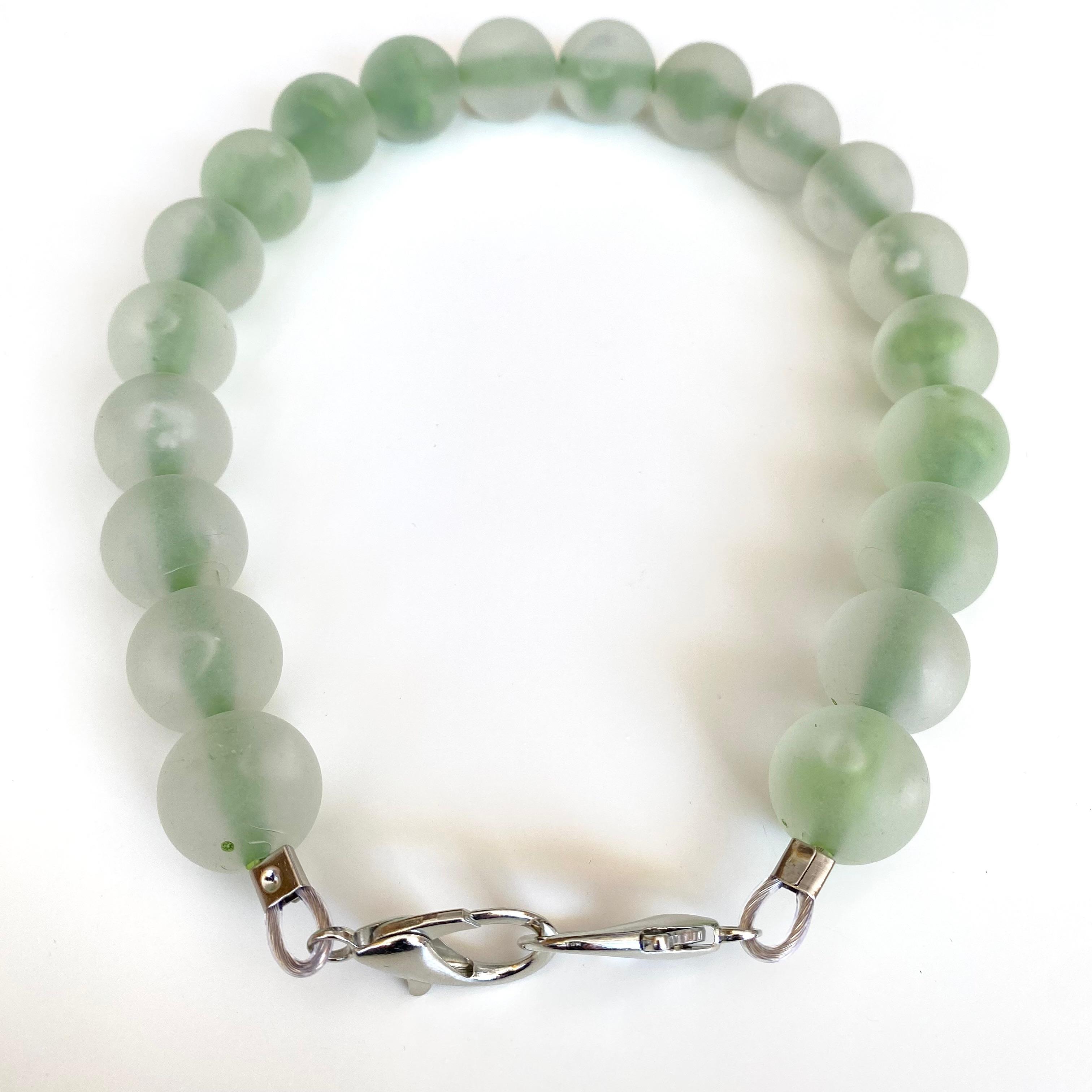 Akrilik Buzlu Çanta Sapı Ba-0078 45 Cm Şeffaf İçi Yeşil