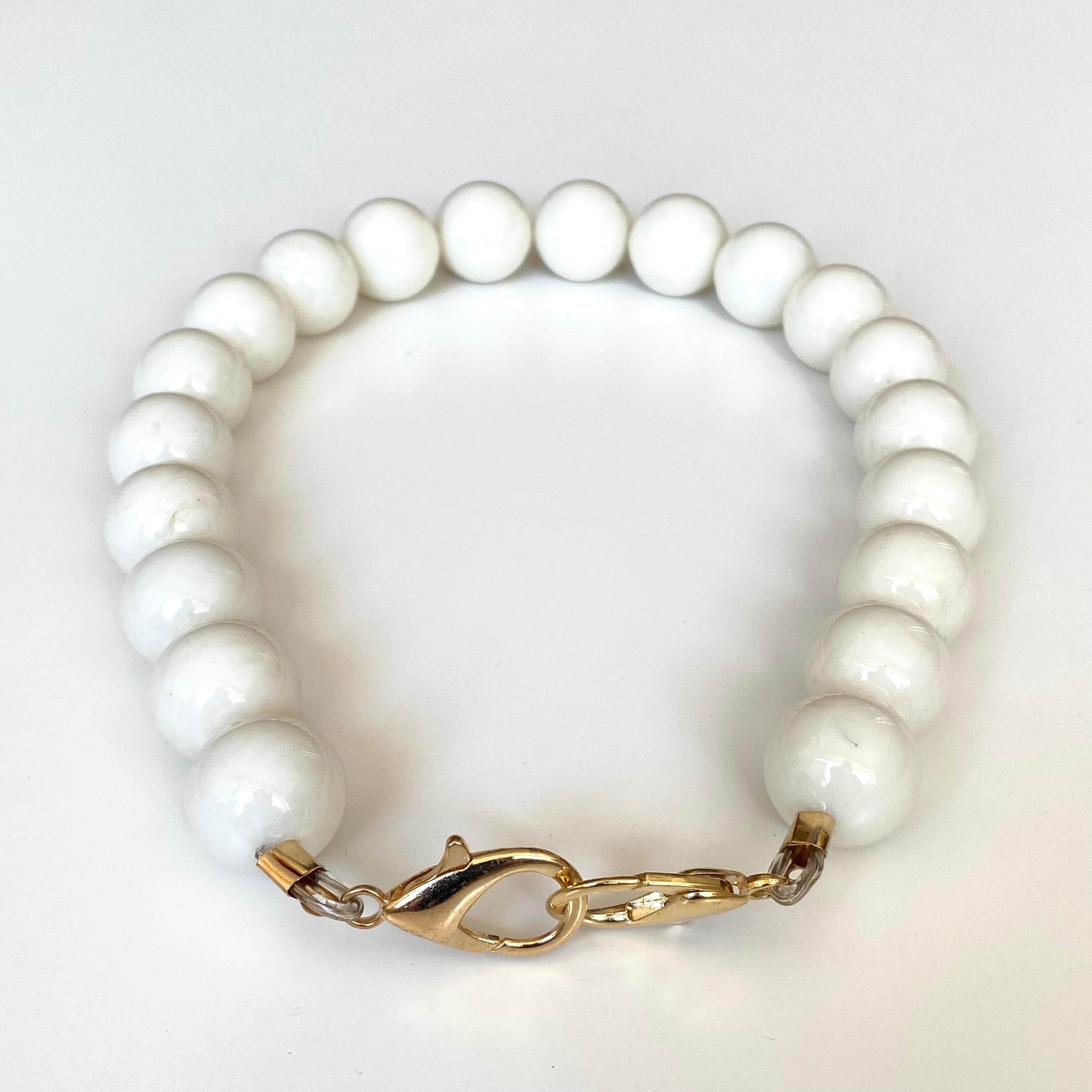 Akrilik Mat Çanta Sapı Ba-0080 45 Cm Beyaz