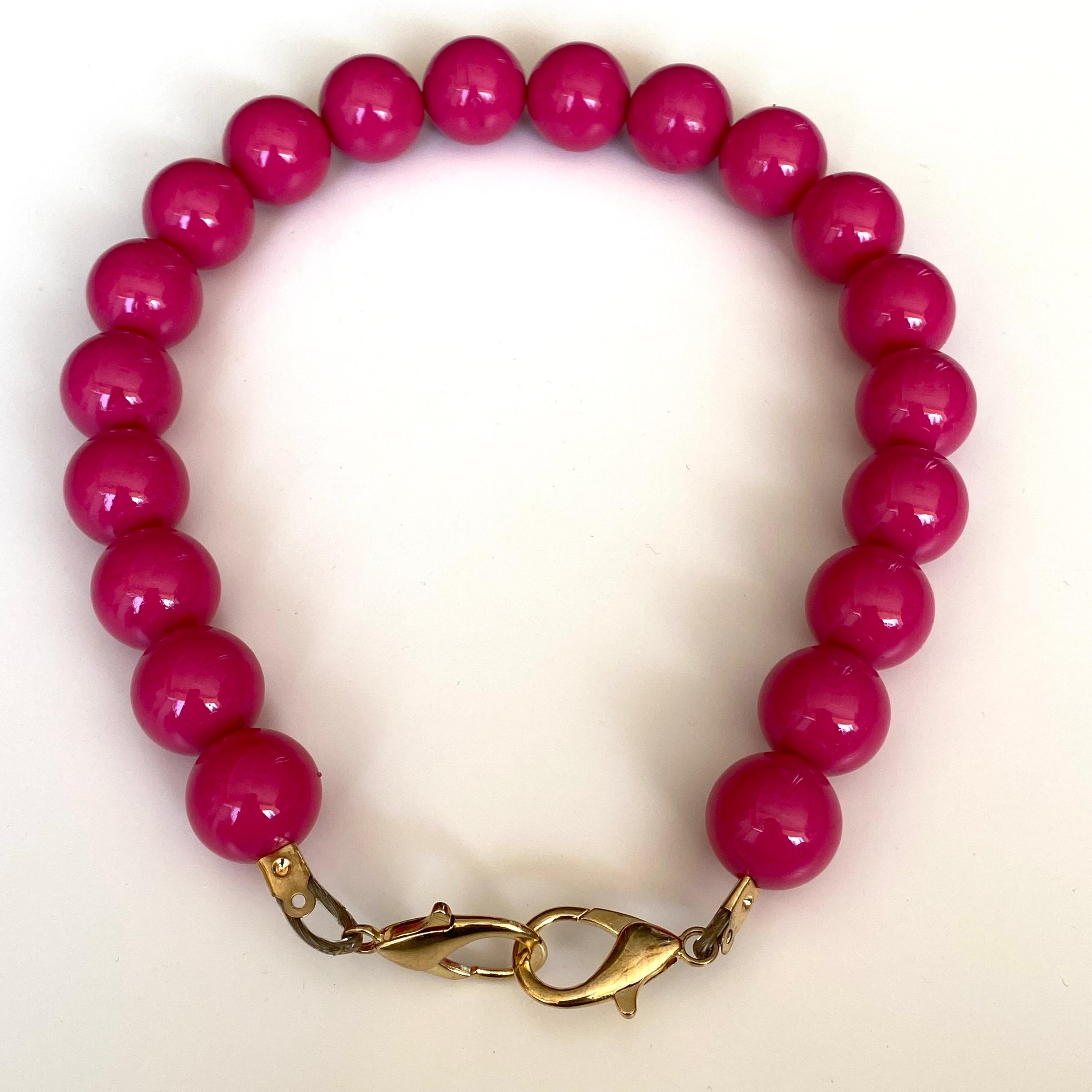 Akrilik Mat Çanta Sapı Ba-0080 45 Cm Fuşya