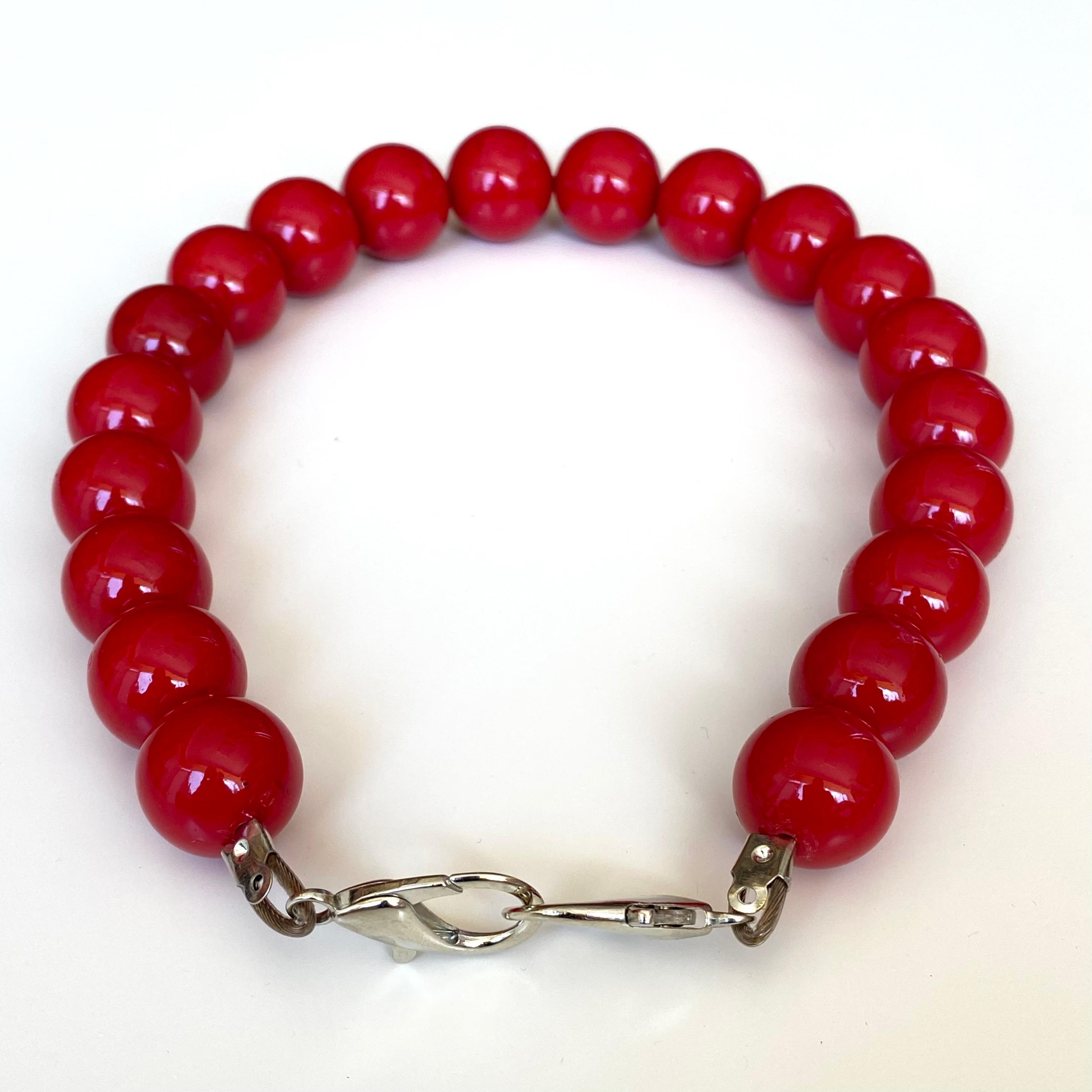 Akrilik Mat Çanta Sapı Ba-0080 45 Cm Kırmızı