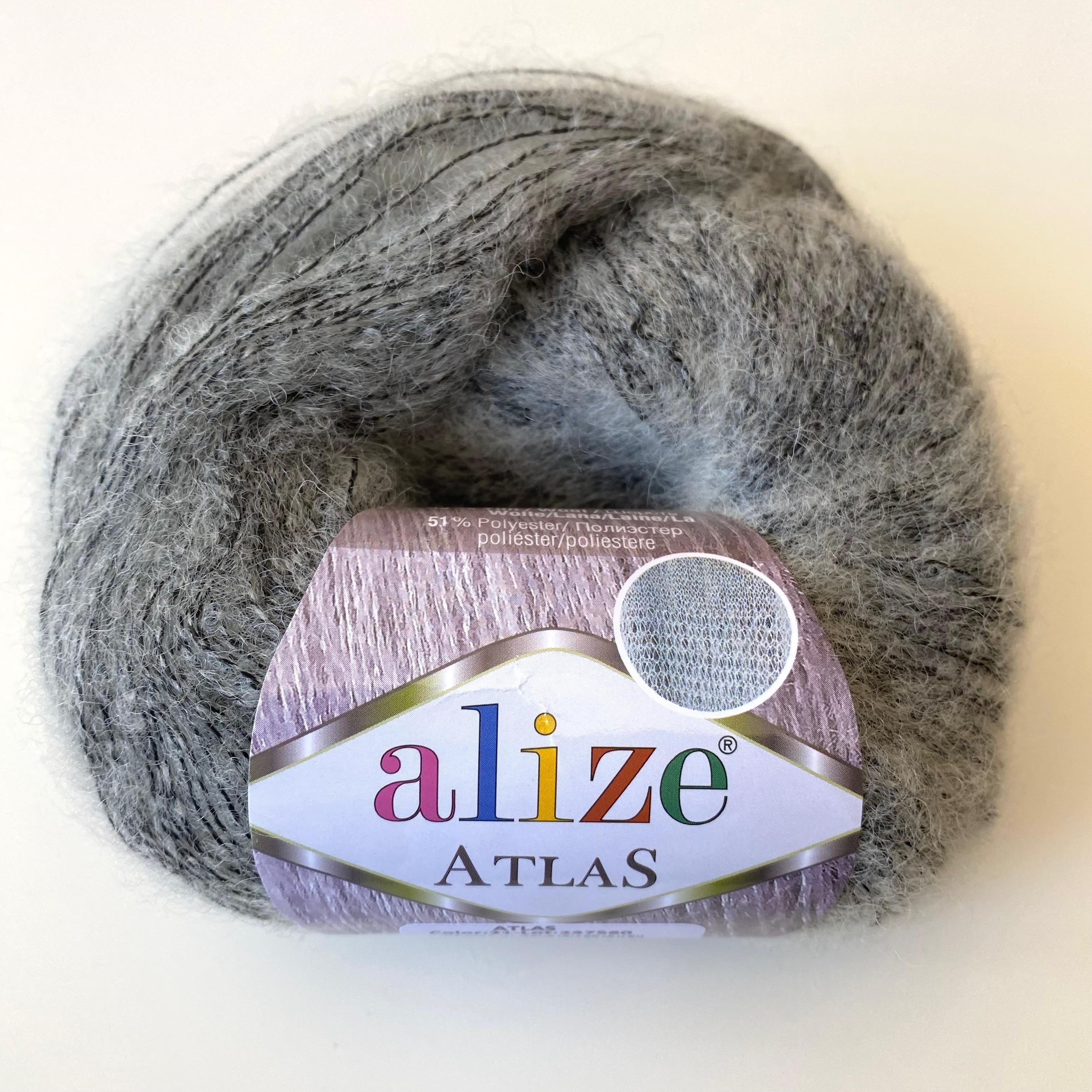Alize Atlas Örgü İpliği % 49 Yünlü 5 Adet (250 Gr)  21