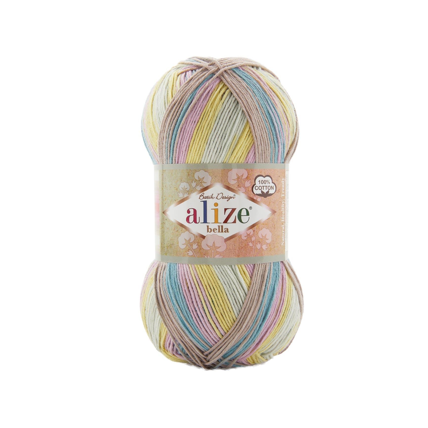 Alize Bella Batik 100 Gr %100 Pamuk 8091