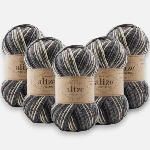 Alize Wooltime 11016 Örgü İpi %75 Yünlü 5 Adet