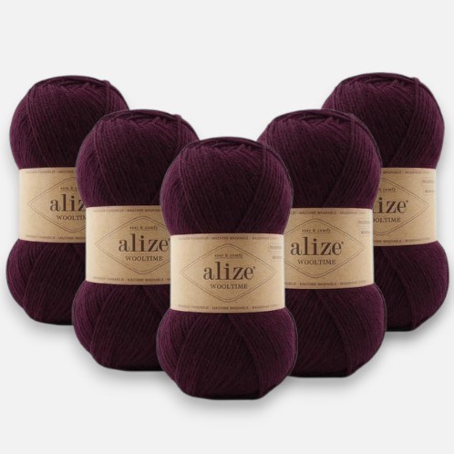 Alize Wooltime 578 Örgü İpi %75 Yünlü 5 Adet