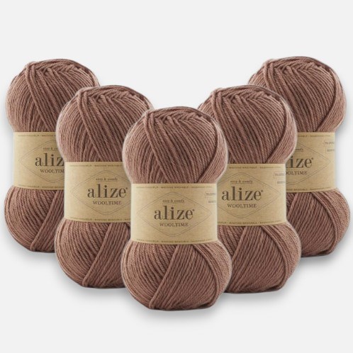 Alize Wooltime 581 Örgü İpi %75 Yünlü 5 Adet