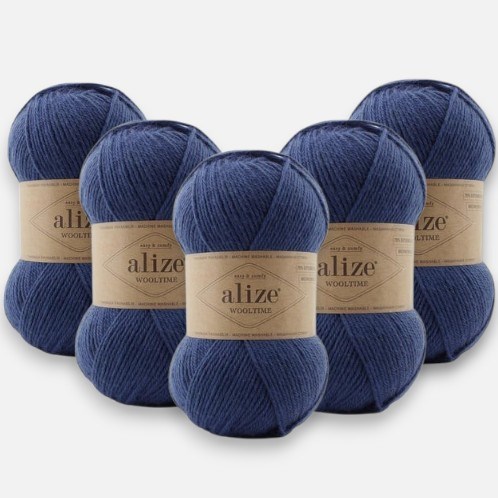 Alize Wooltime 797 Örgü İpi %75 Yünlü 5 Adet