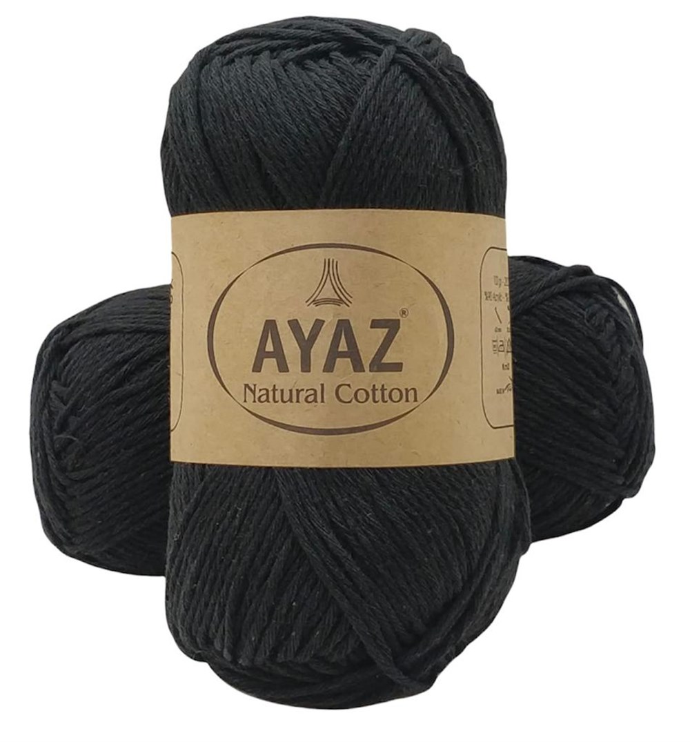 AYAZ NATURAL COTTON 1217 SİYAH