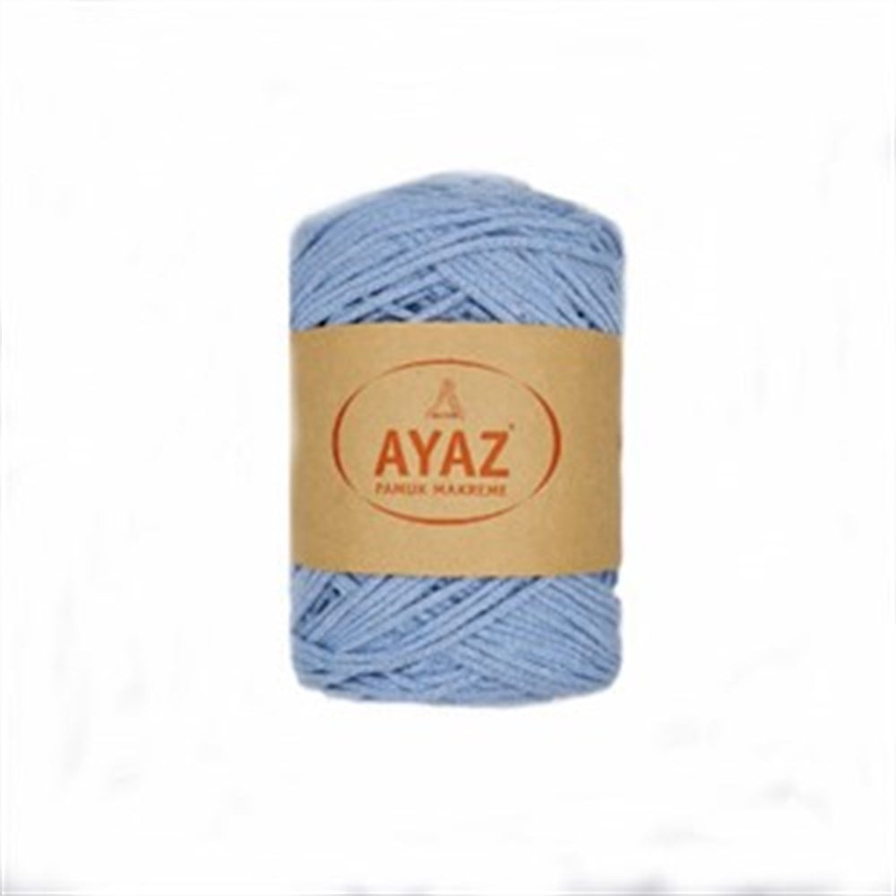Ayaz Pamuk Makrome 1076 buz mavisi