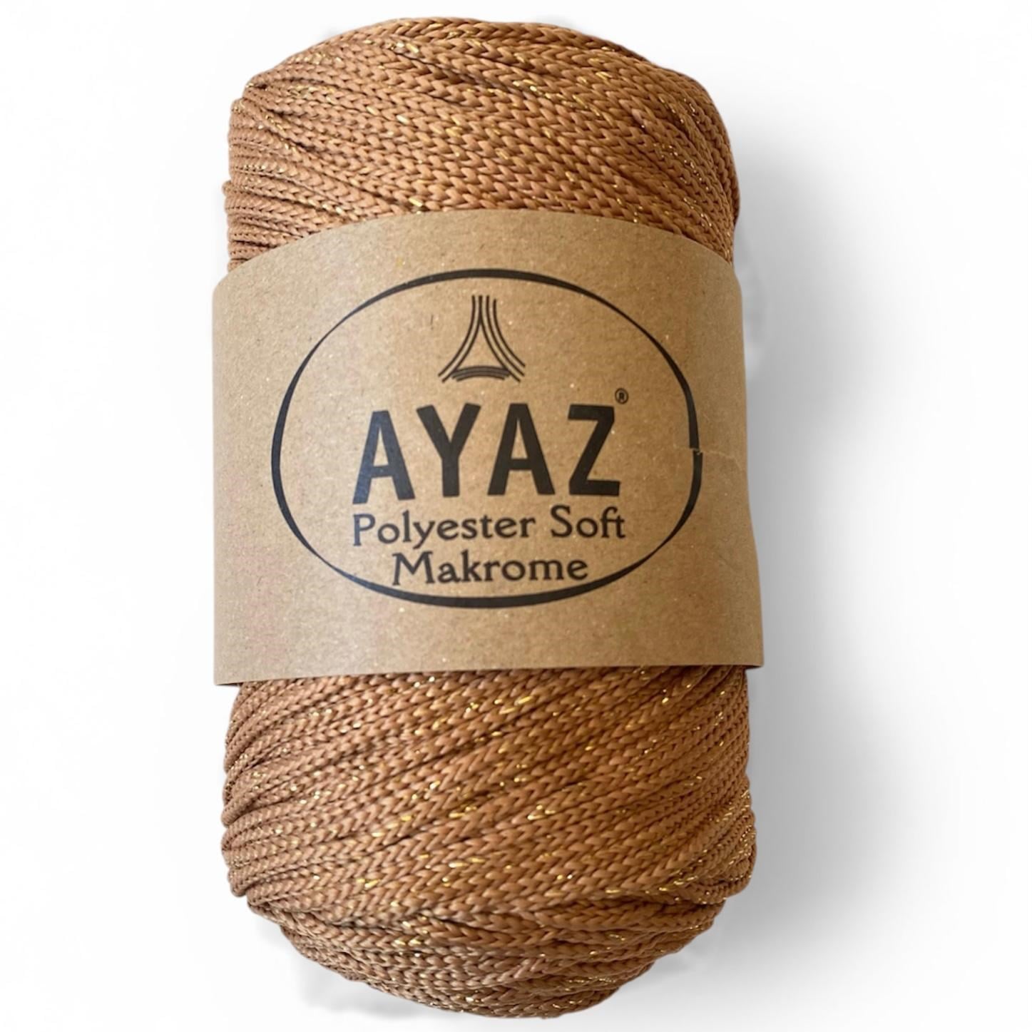 Ayaz Polyester Soft Makrome Simli 250 Gr 1221-103
