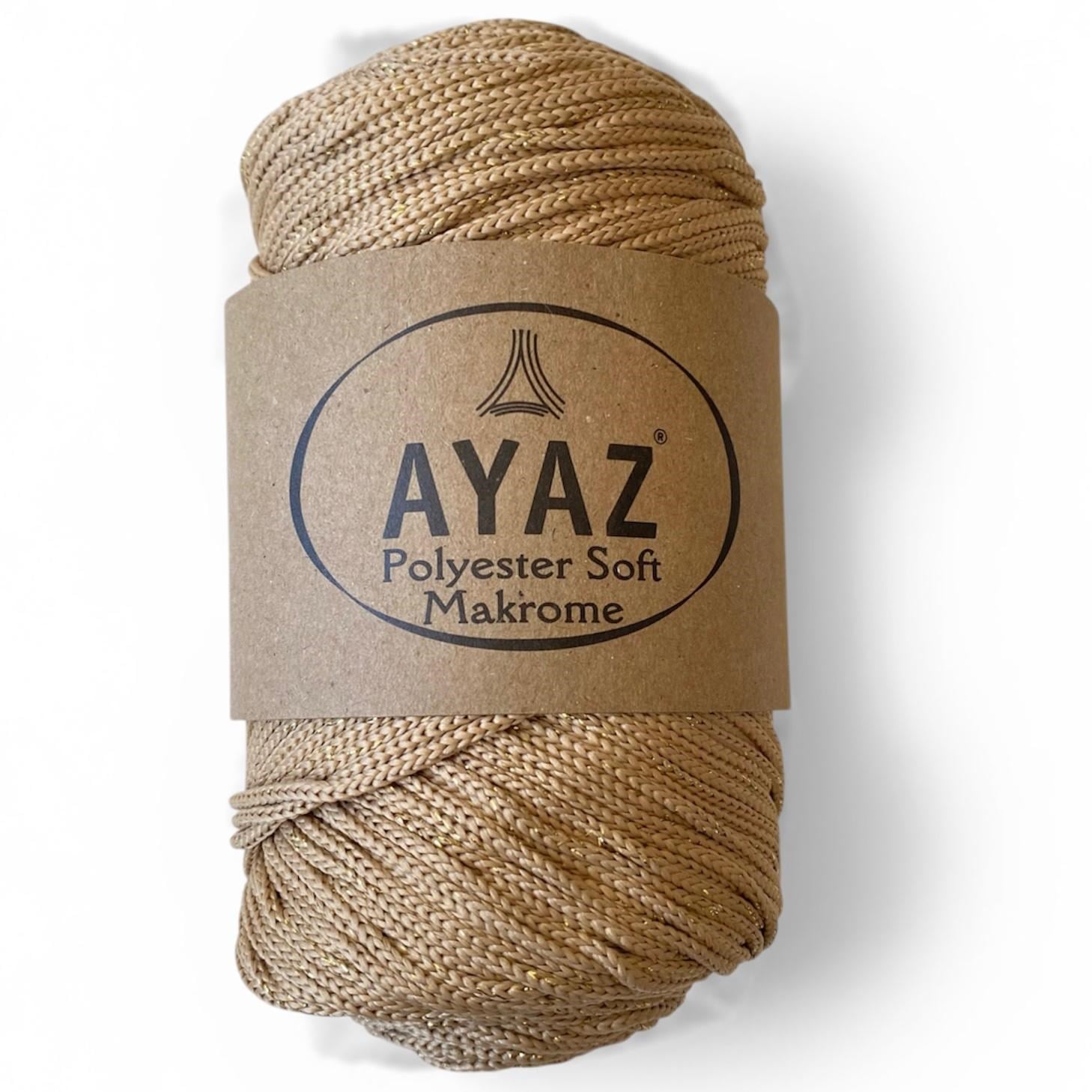Ayaz Polyester Soft Makrome Simli 250 Gr 1219-103