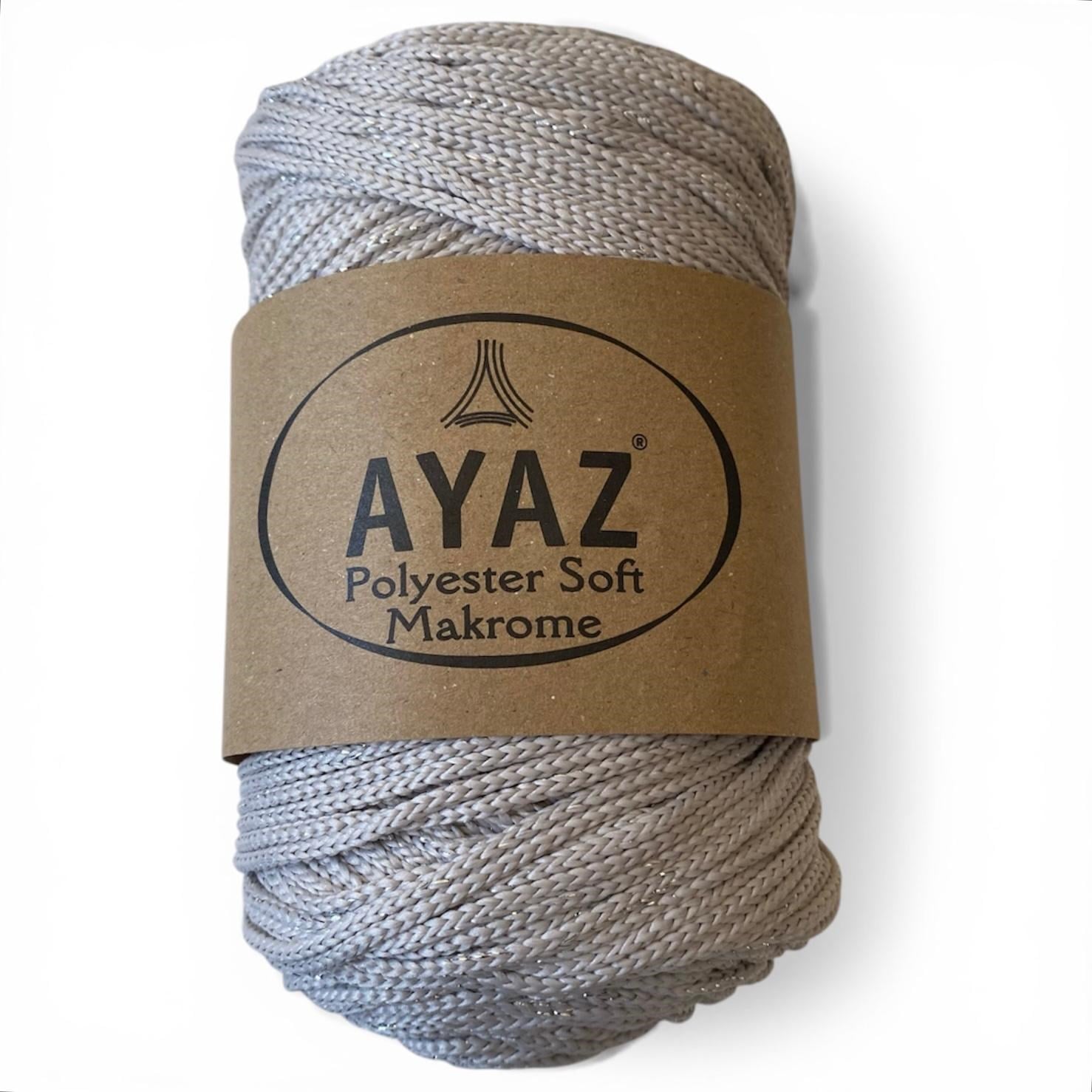 Ayaz Polyester Soft Makrome Simli 250 Gr 4079-101