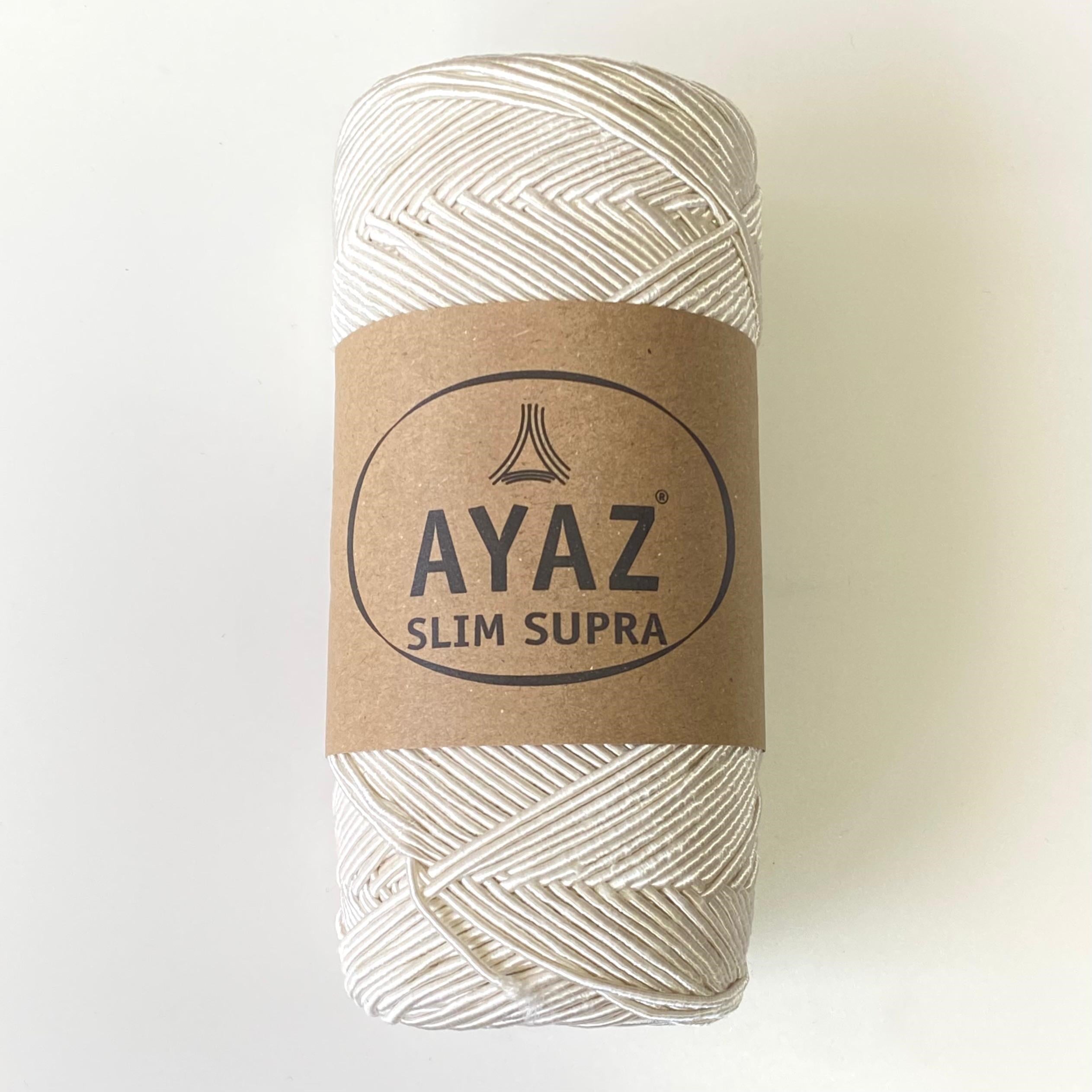 Ayaz Slim Supla Mumlu İp, Runner İpi 200 Gr (%80 Pamuk %20 Poly.) 1300