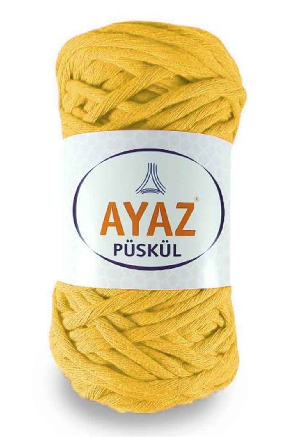 Ayaz  Taranabilen Makrome Püskül 1184 koyu sarı