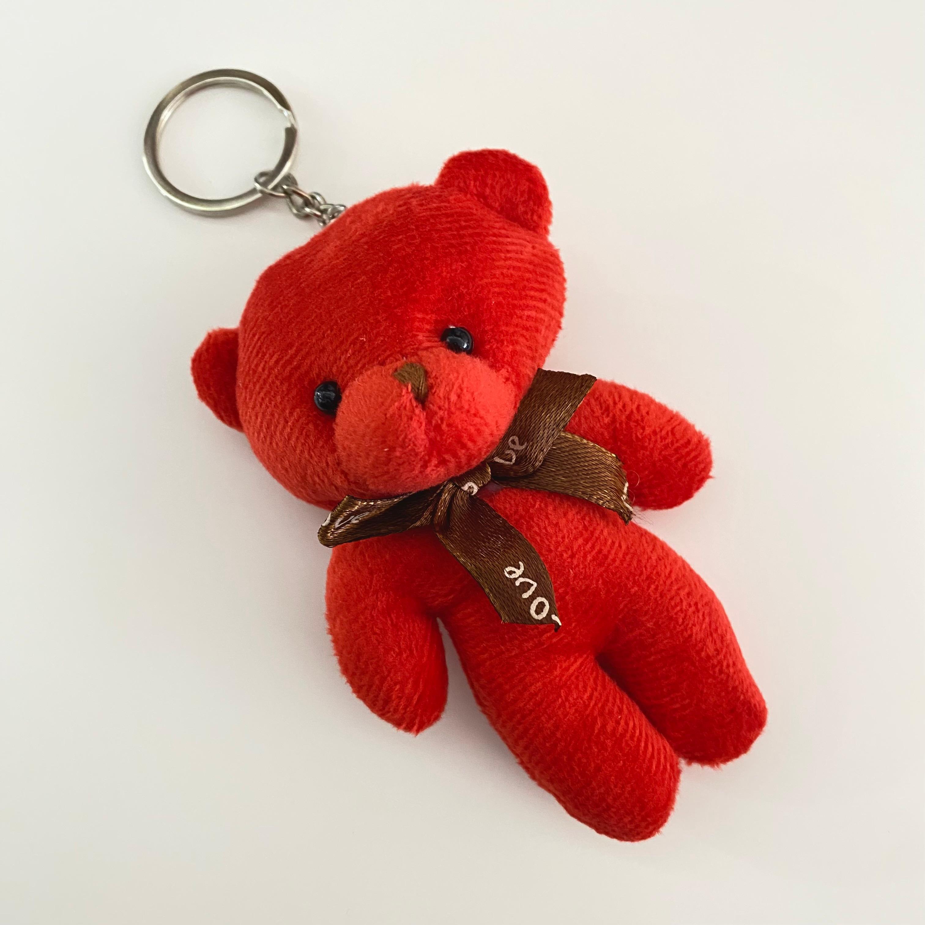 Ayıcıklı Anahtarlık Kırmızı 