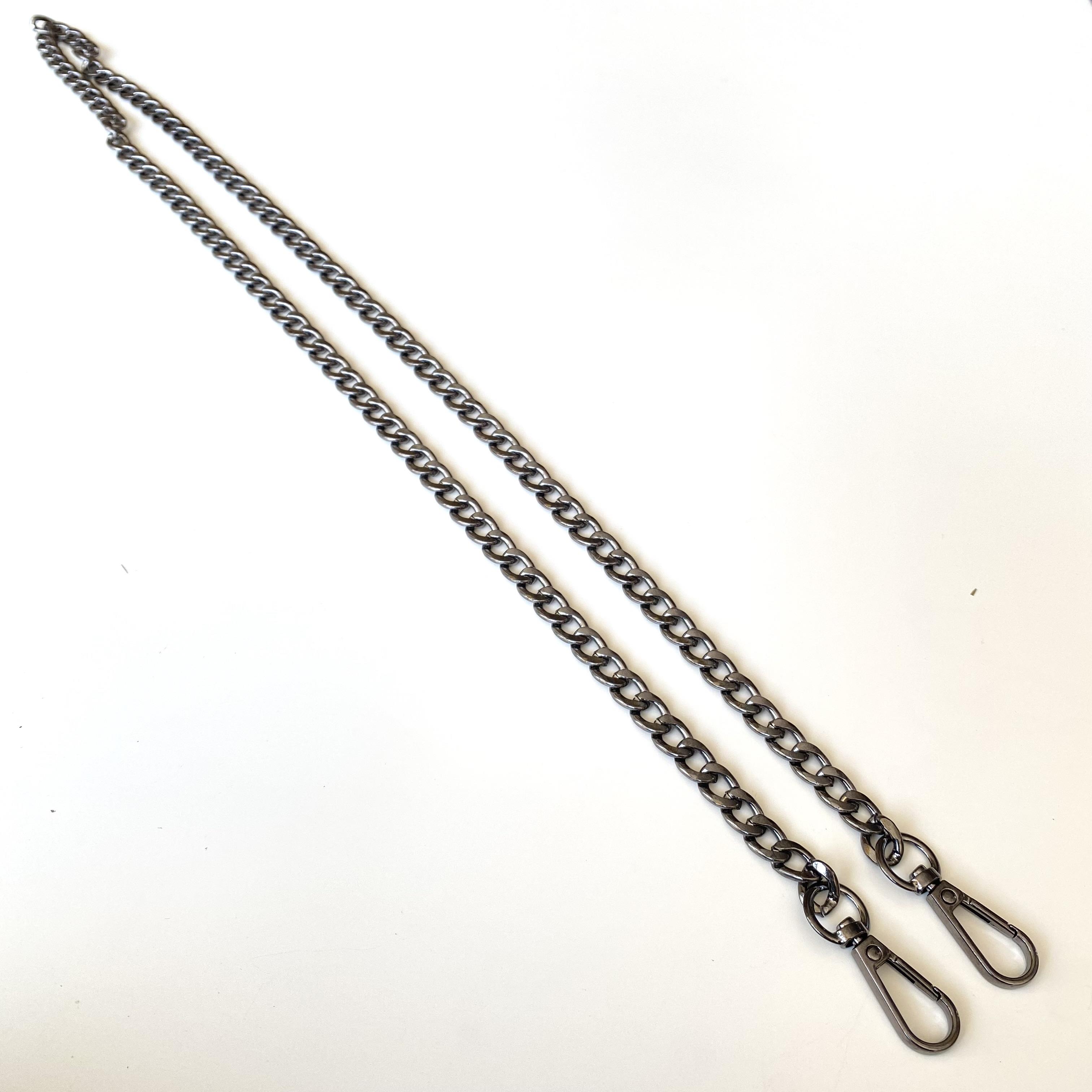 Çanta Sapı | Zincirli Papağan Kancalı Çanta Askısı Gri 100 Cm BA-135