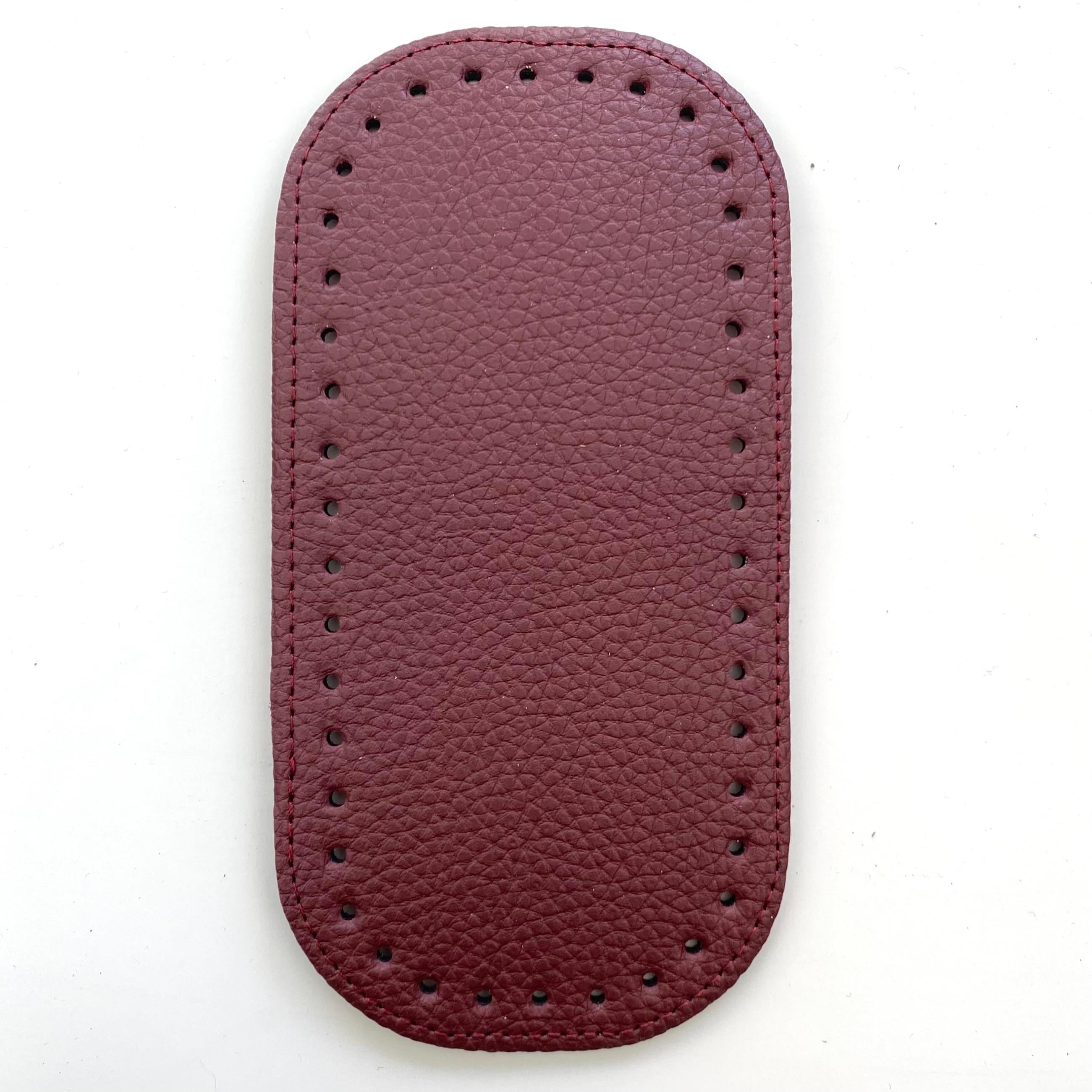 Çanta Tabanı Oval *20 Cm *10 Cm Bordo