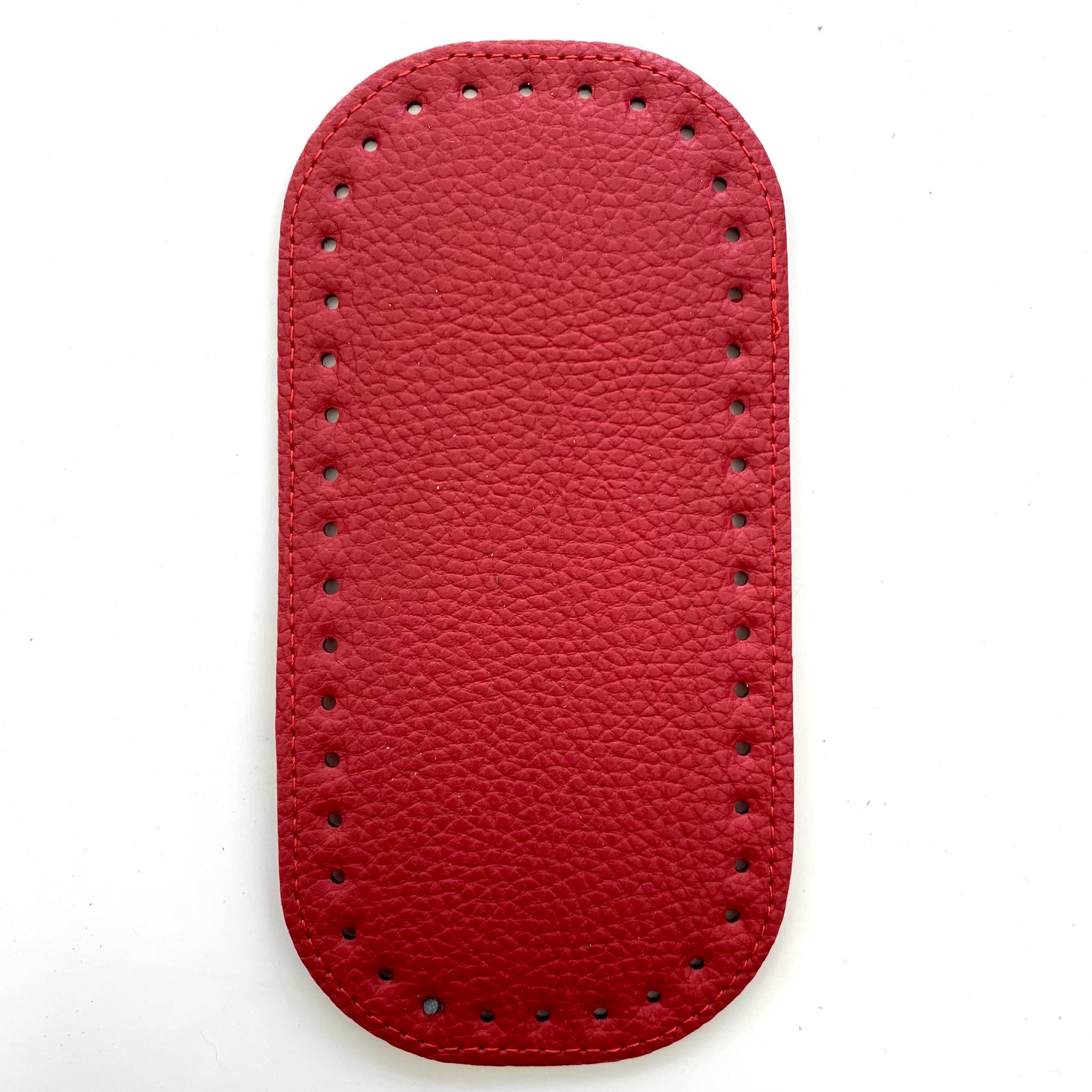 Çanta Tabanı Oval *20 Cm *10 Cm Kırmızı