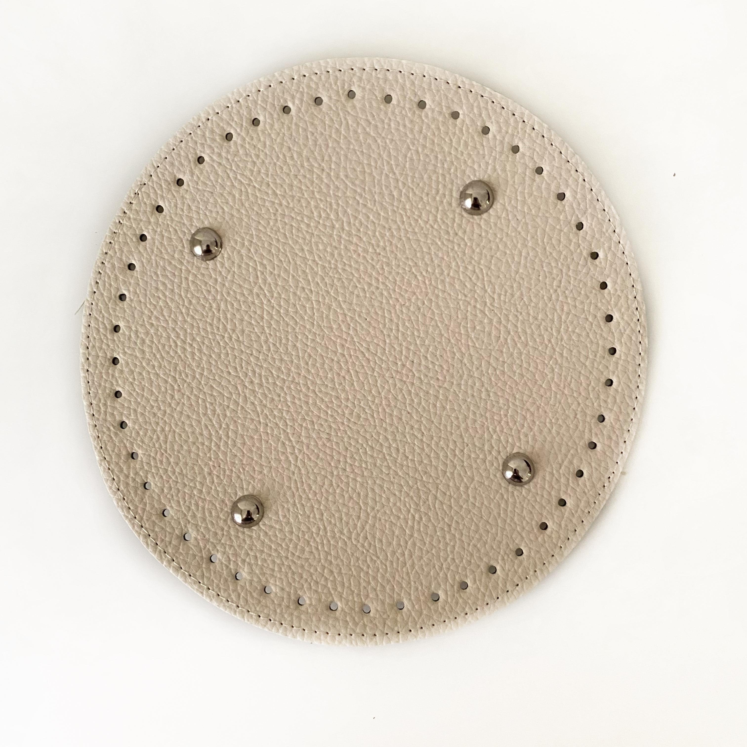 Çanta Tabanı Yuvarlak *22 Cm Krem