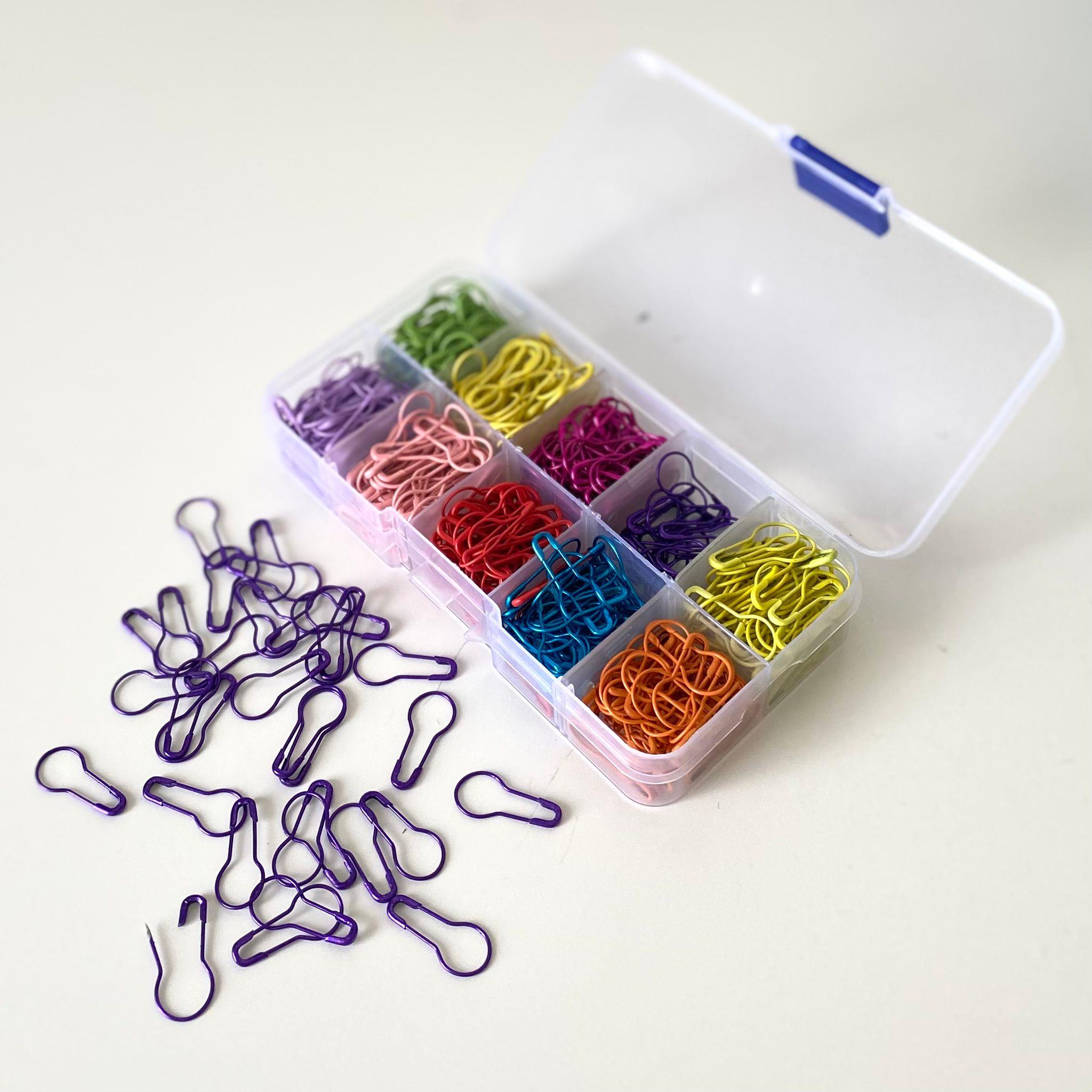 Çengelli iğne Şeffaf Dikdörtgen Kutulu Armut model  500 adet