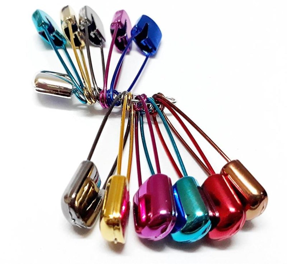 Demir Renkli Çengelli İğne 5 cm 